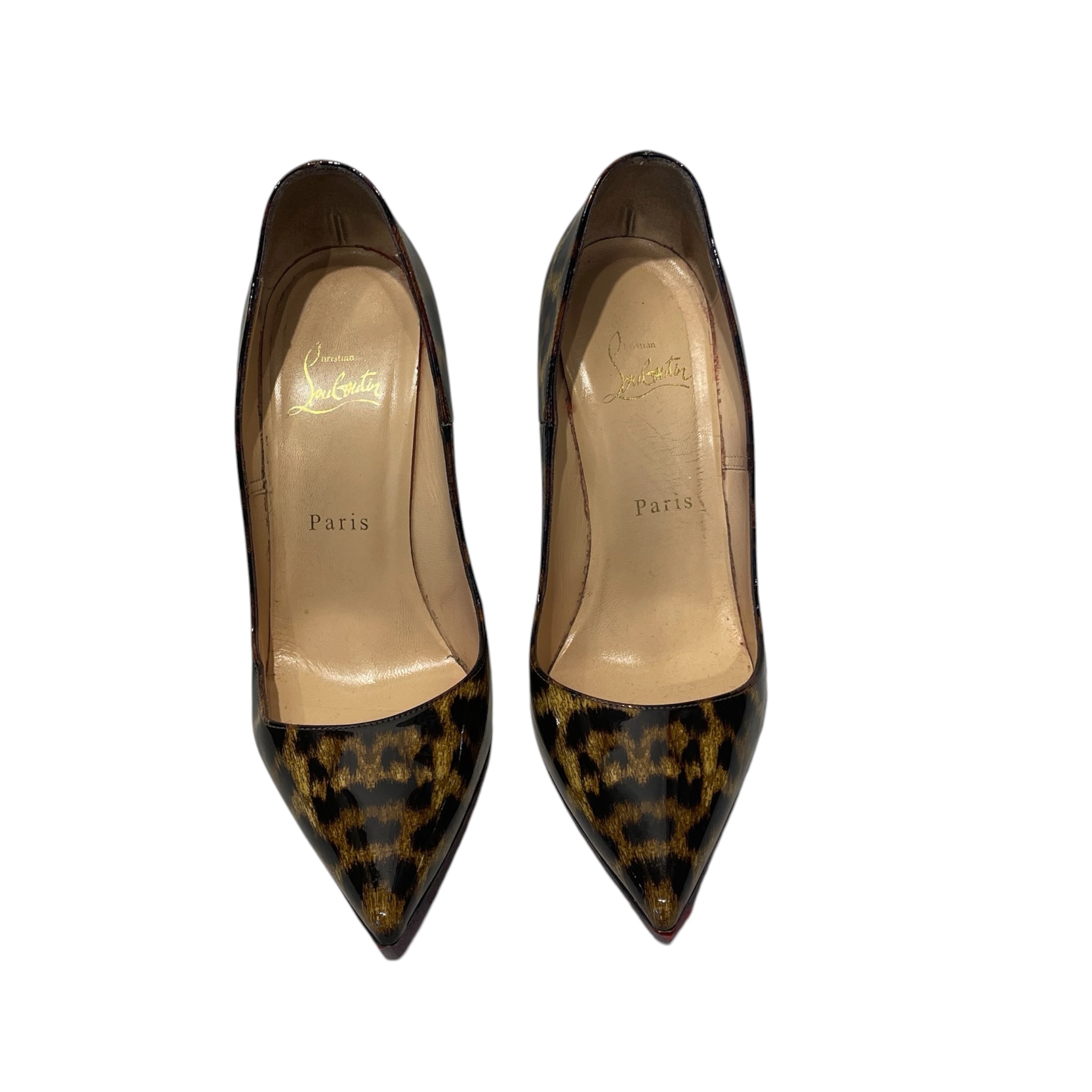 Christian Louboutin/Heels/US 6.5/Leopard/Leather/CML/RED BOTTOM view 1