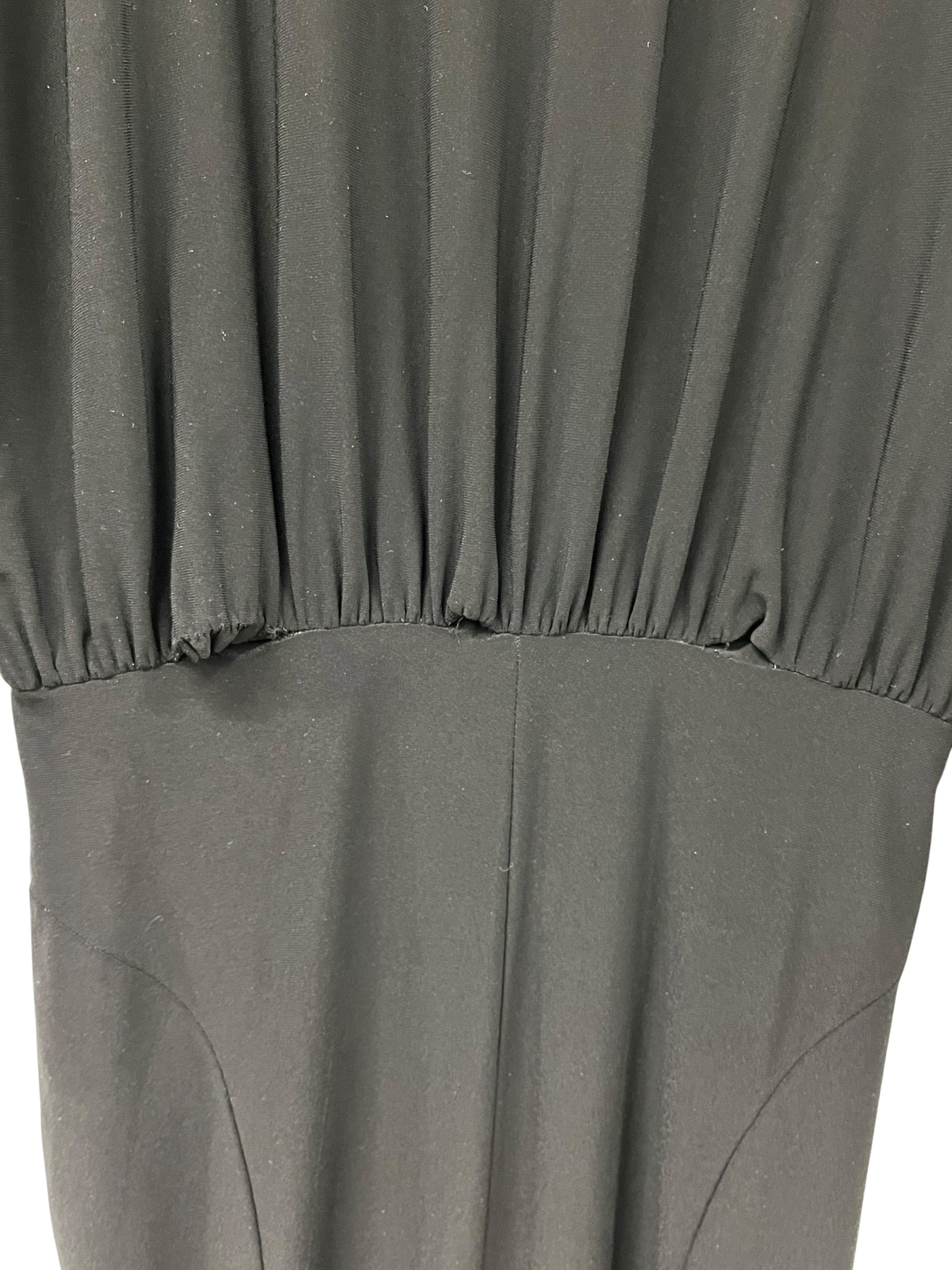 NORMA KAMALI/LS Dress/XS/Polyester/BLK/ view 5