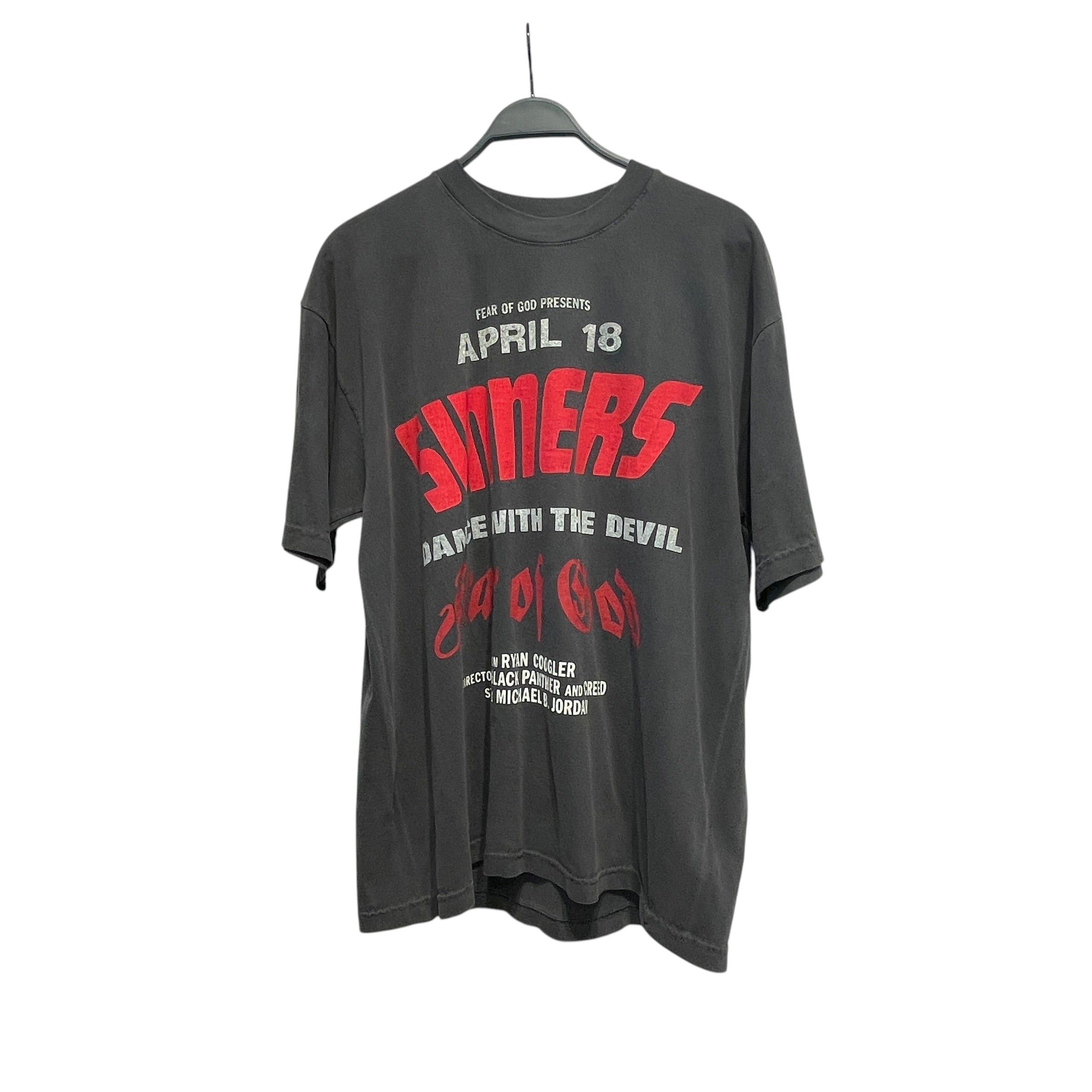 FEAR OF GOD/T-Shirt/M/Cotton/GRY/High Neck/FEAR OF GOD SINNERS view 1