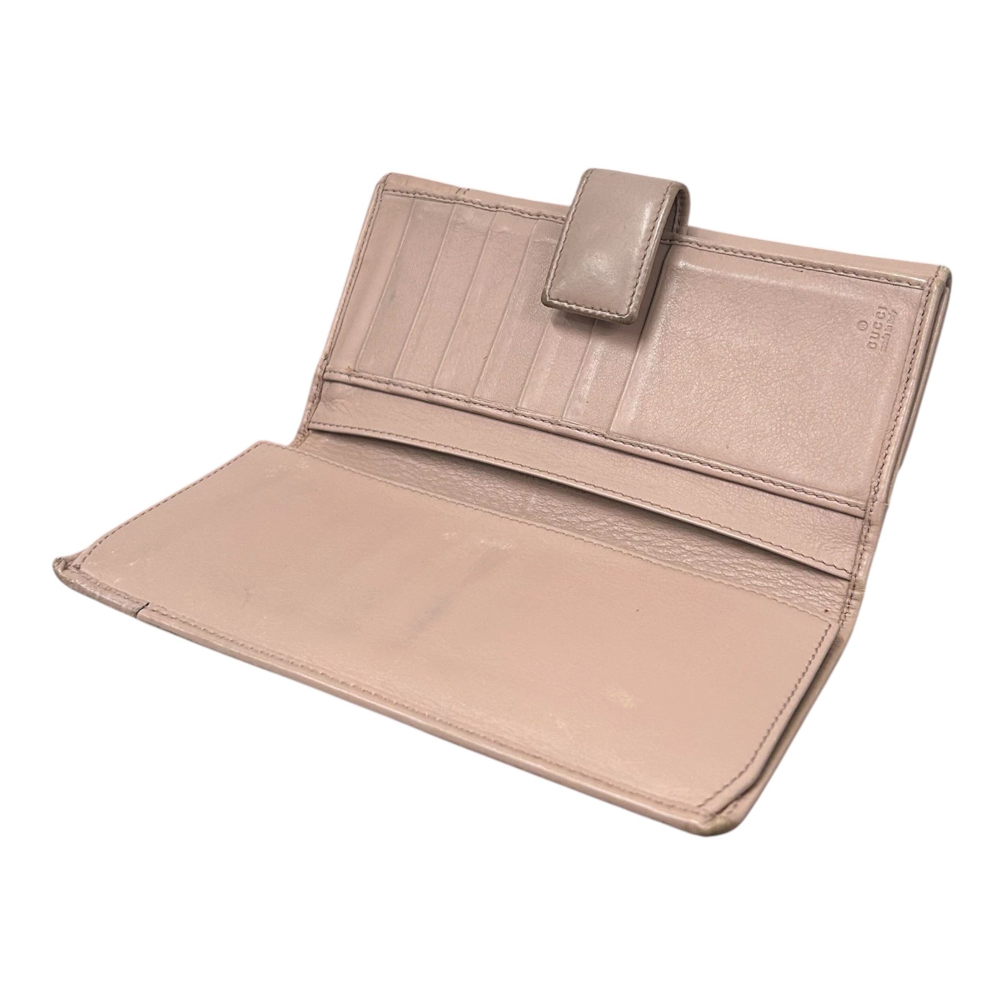 GUCCI/Bifold Wallet/Leather/PNK/L's/Continental view 4