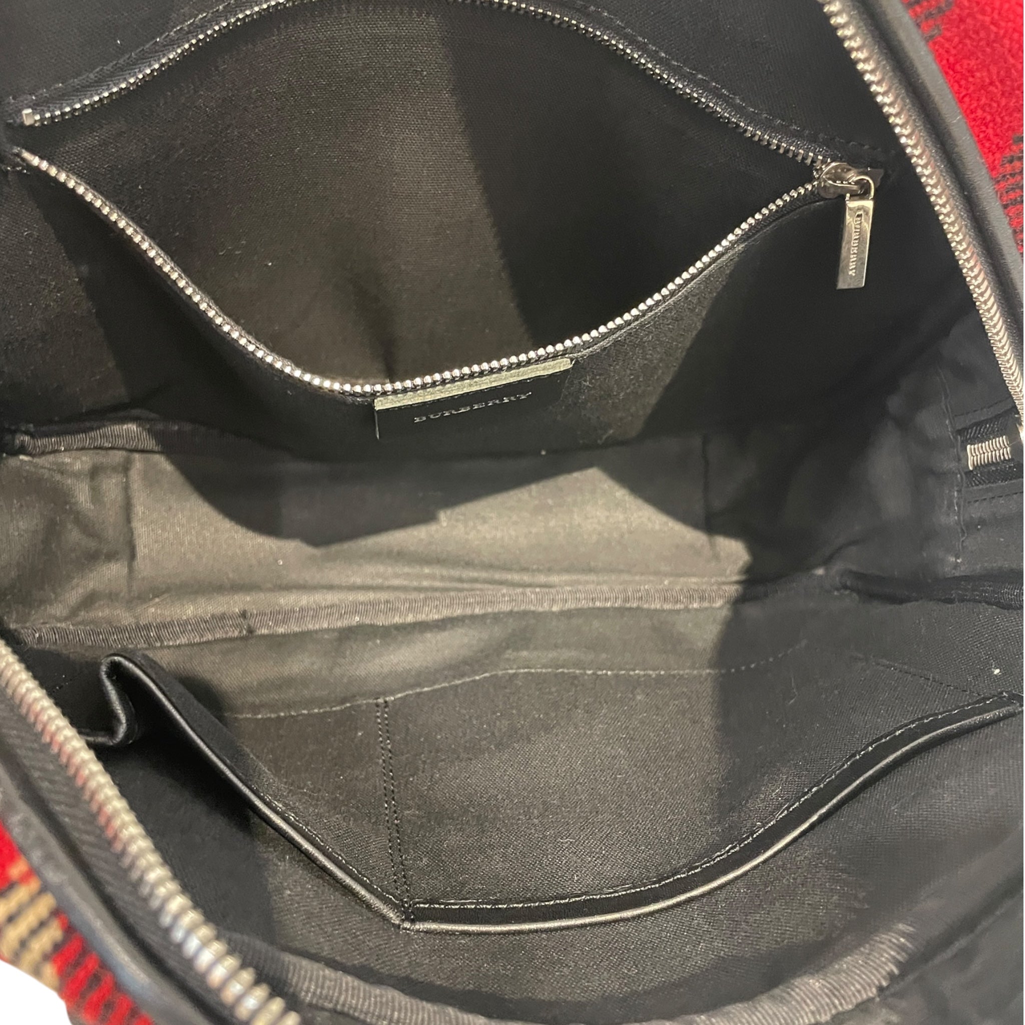 BURBERRY/Hand Bag/Plaid/RED/W4XBBMH view 4