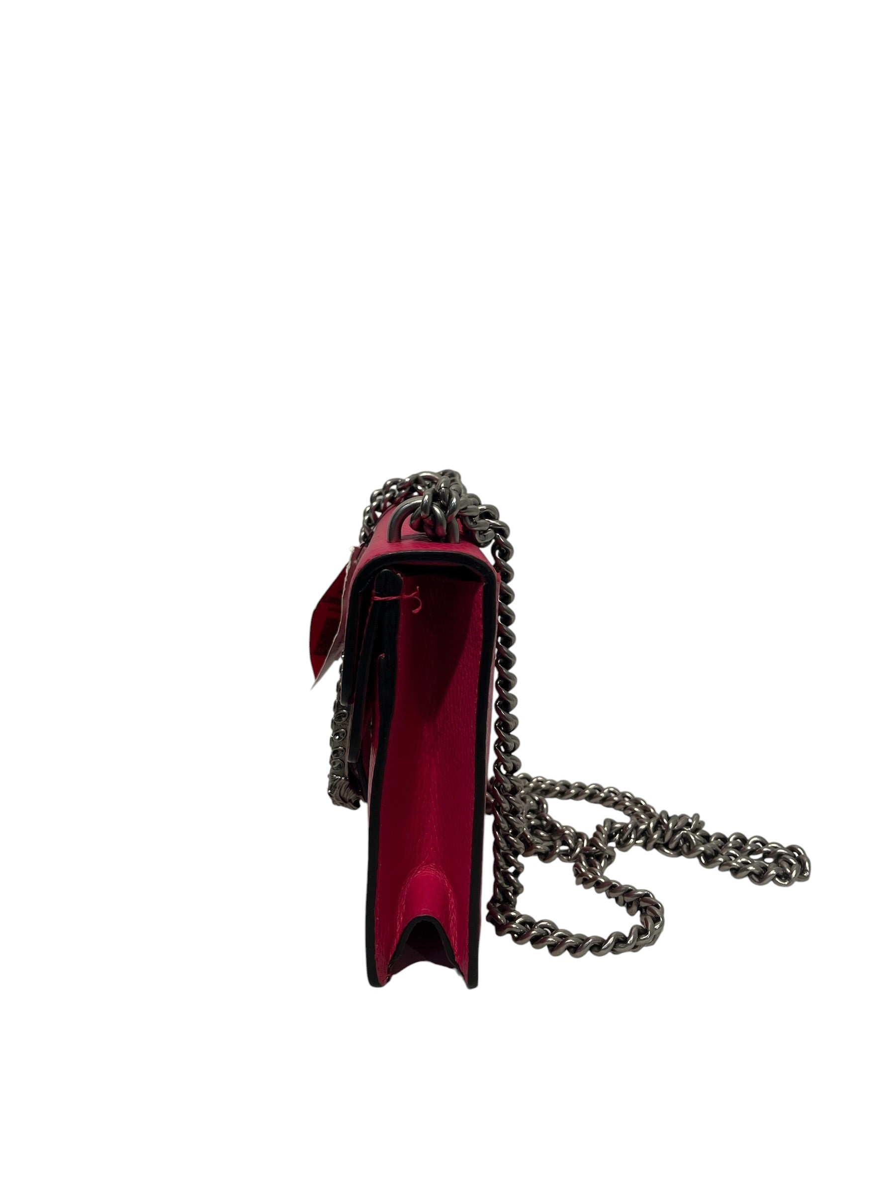 GUCCI/Bag/Leather/PNK/Dionysus chain wallet view 4