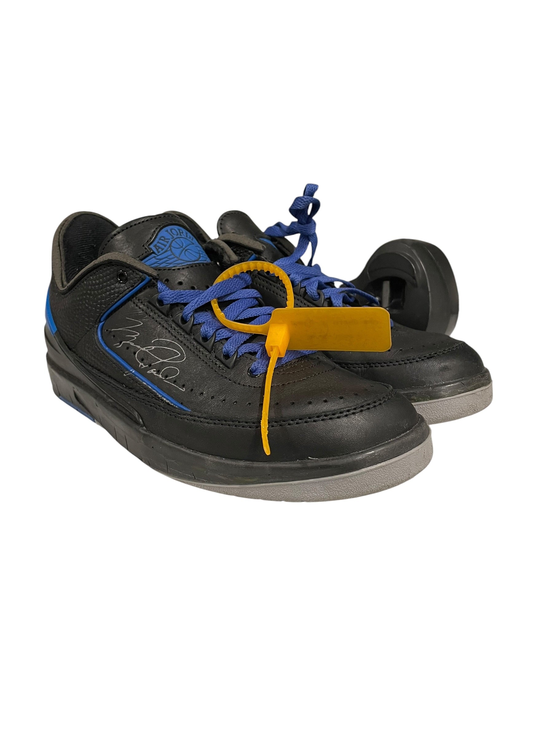 NIKE/OFF-WHITE/Low-Sneakers/US 8.5/Leather/BLK/DJ437-004 view 1
