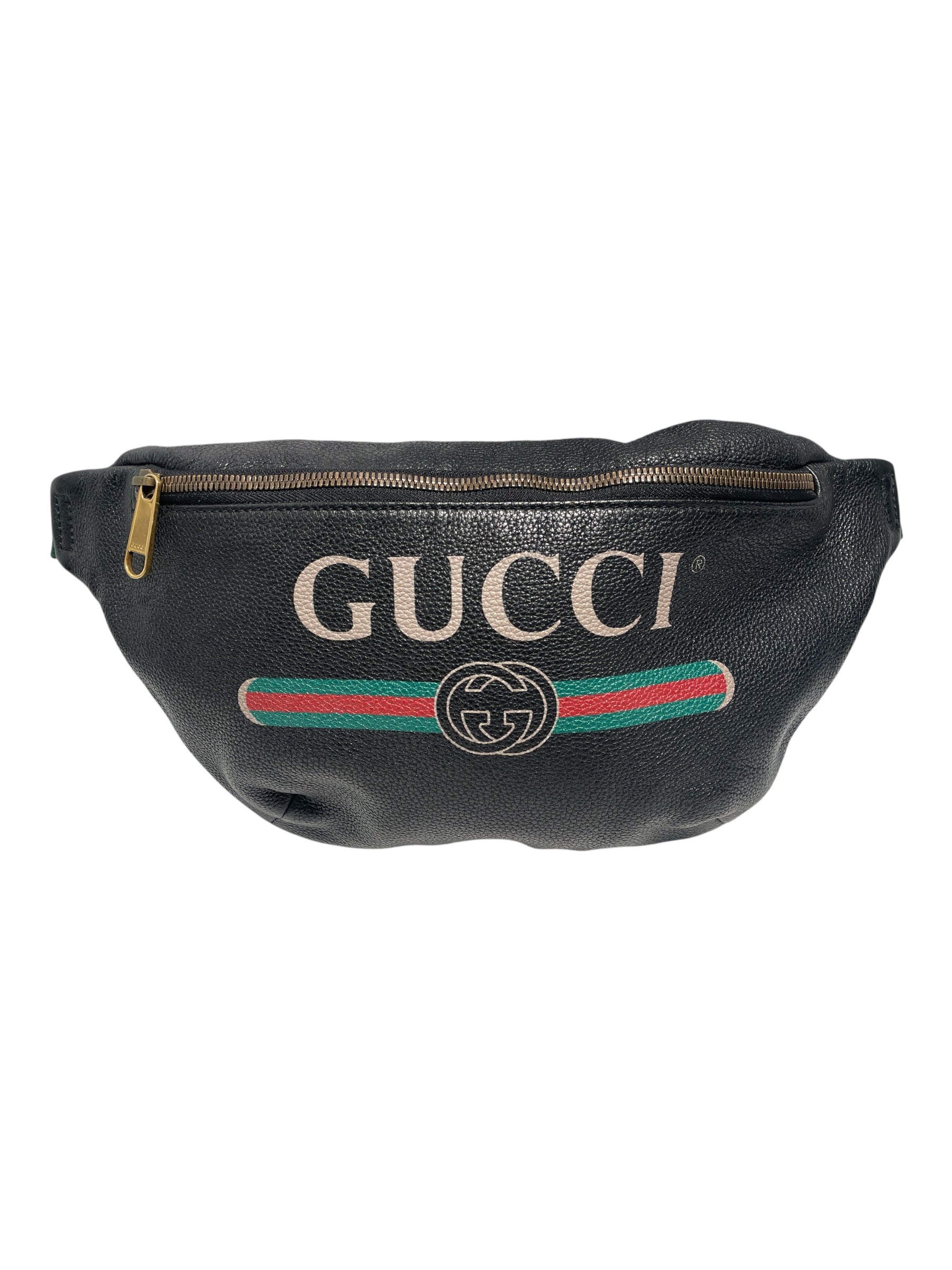 GUCCI/Fanny Pack/Leather/BLK/Grained Calfskin view 1