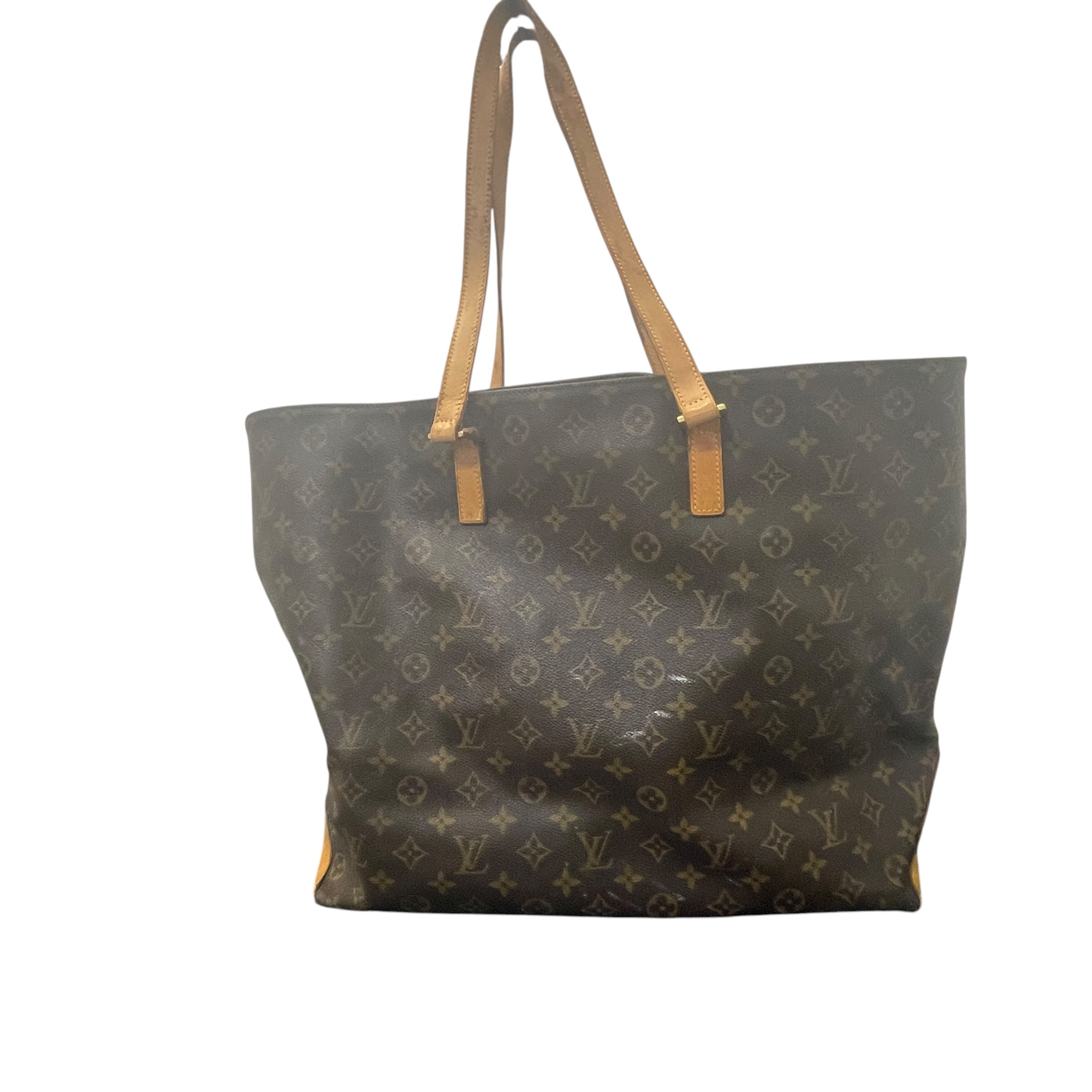 LOUIS VUITTON/Tote Bag/Monogram/Leather/BRW/cabas alto tote view 2