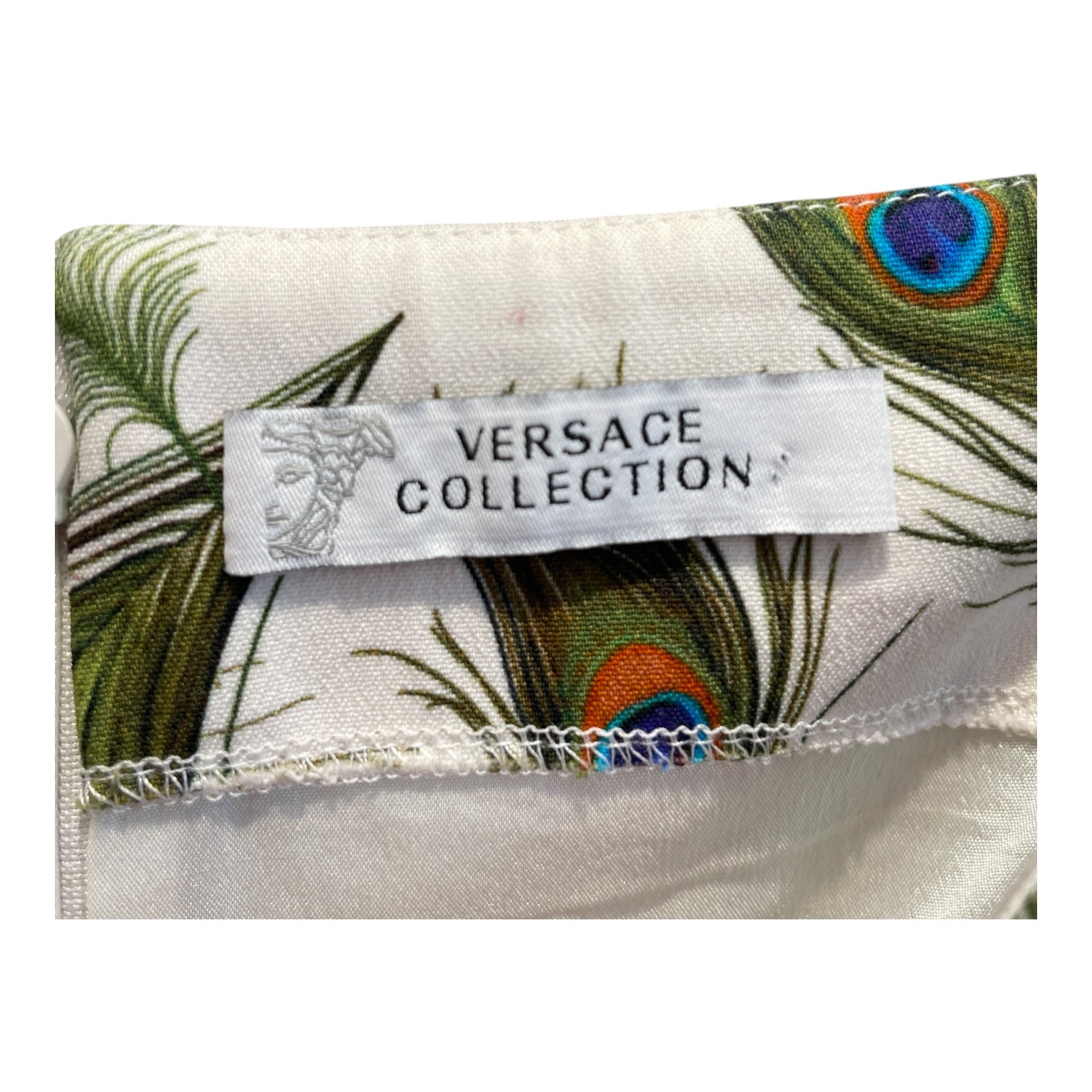 GIANNI VERSACE/Camisole Dress/38/All Over Print/MLT/PEACOCK/BUTTERFLY PRINT view 4
