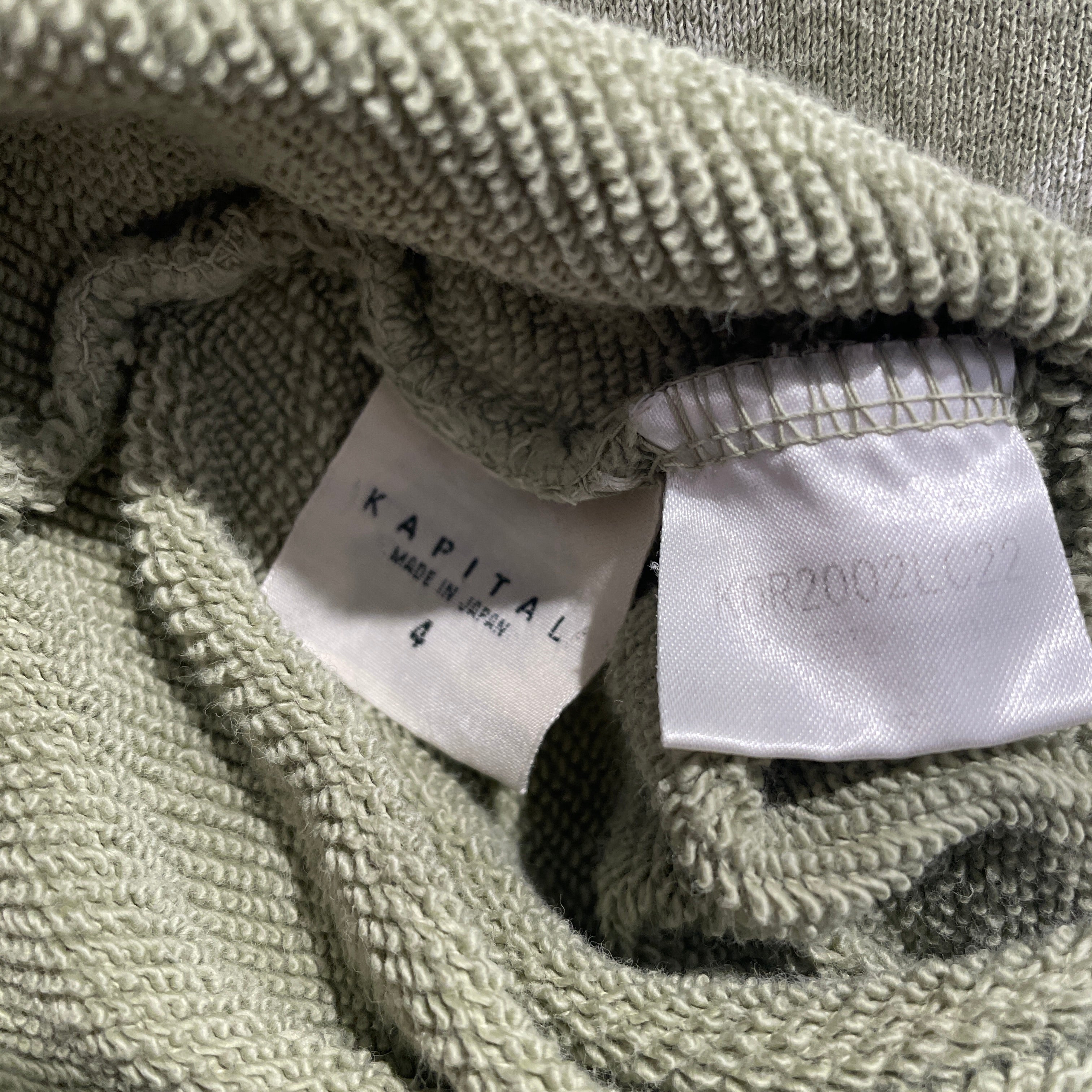 KAPITAL/Sweatshirt/4/Graphic/Cotton/GRN/Battery Sweatshirt view 3