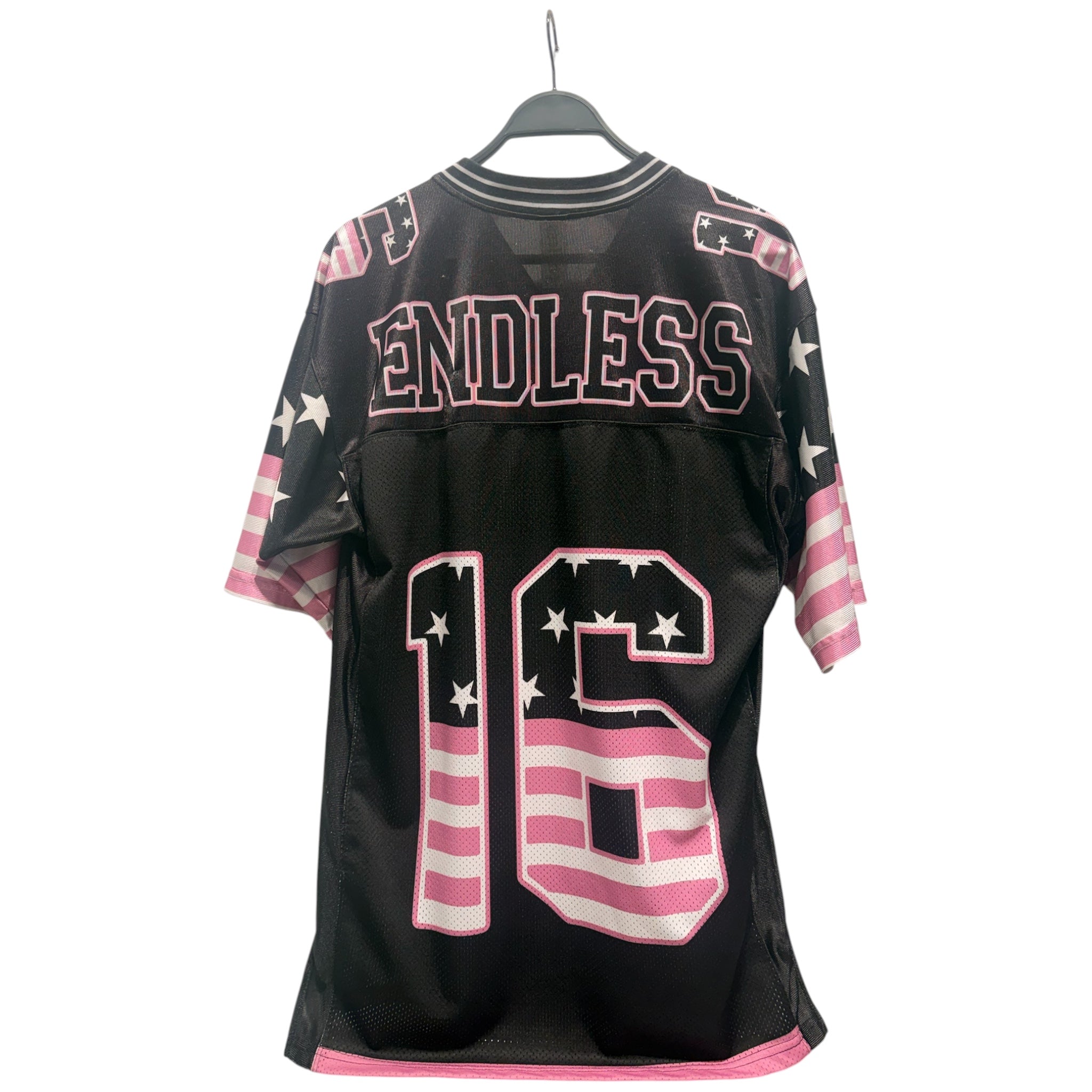 ENDLESS/T-Shirt/L/Polyester/BLK/Pink Tapes Jersey view 2