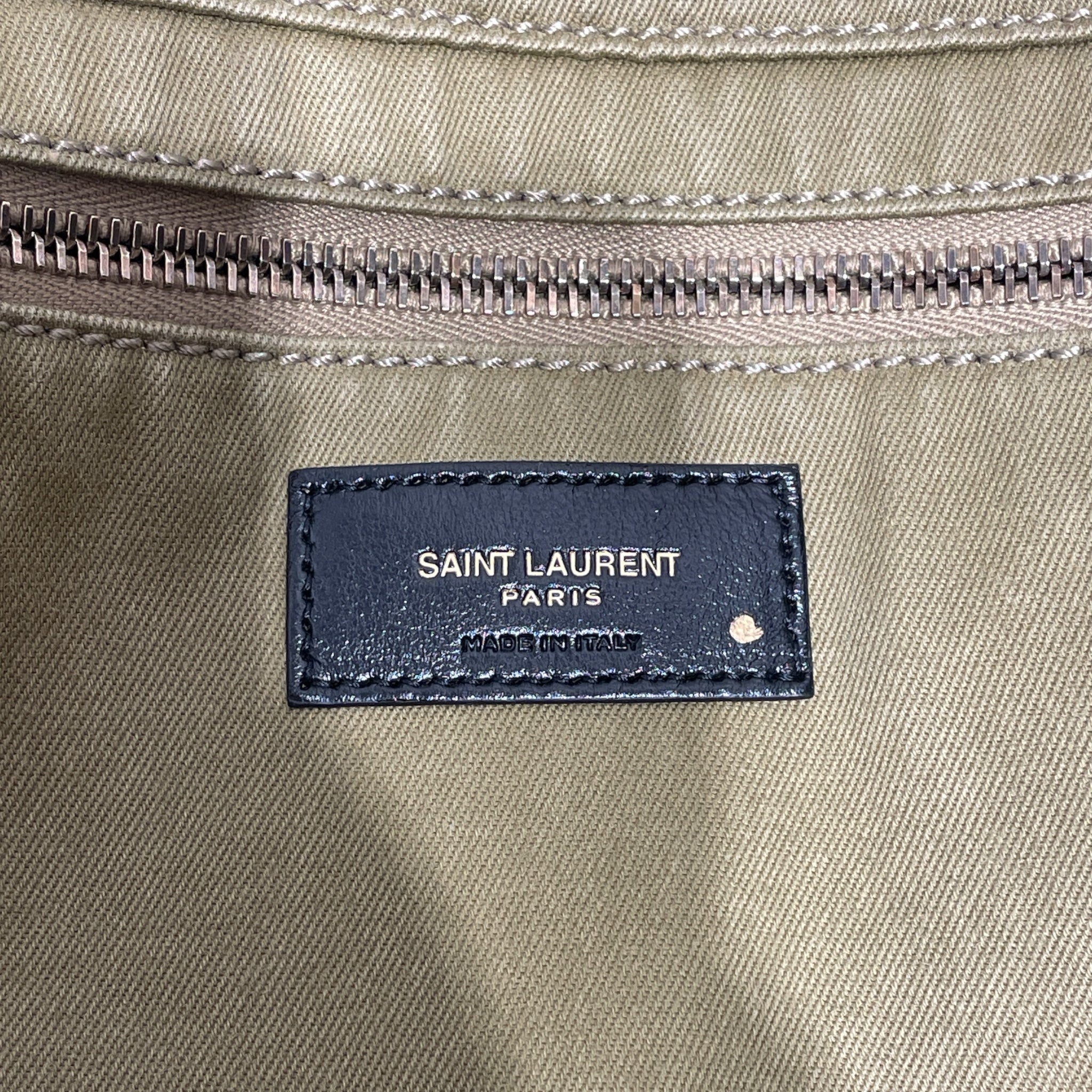 SAINT LAURENT/Tote Bag/Cotton/KHK/ view 4