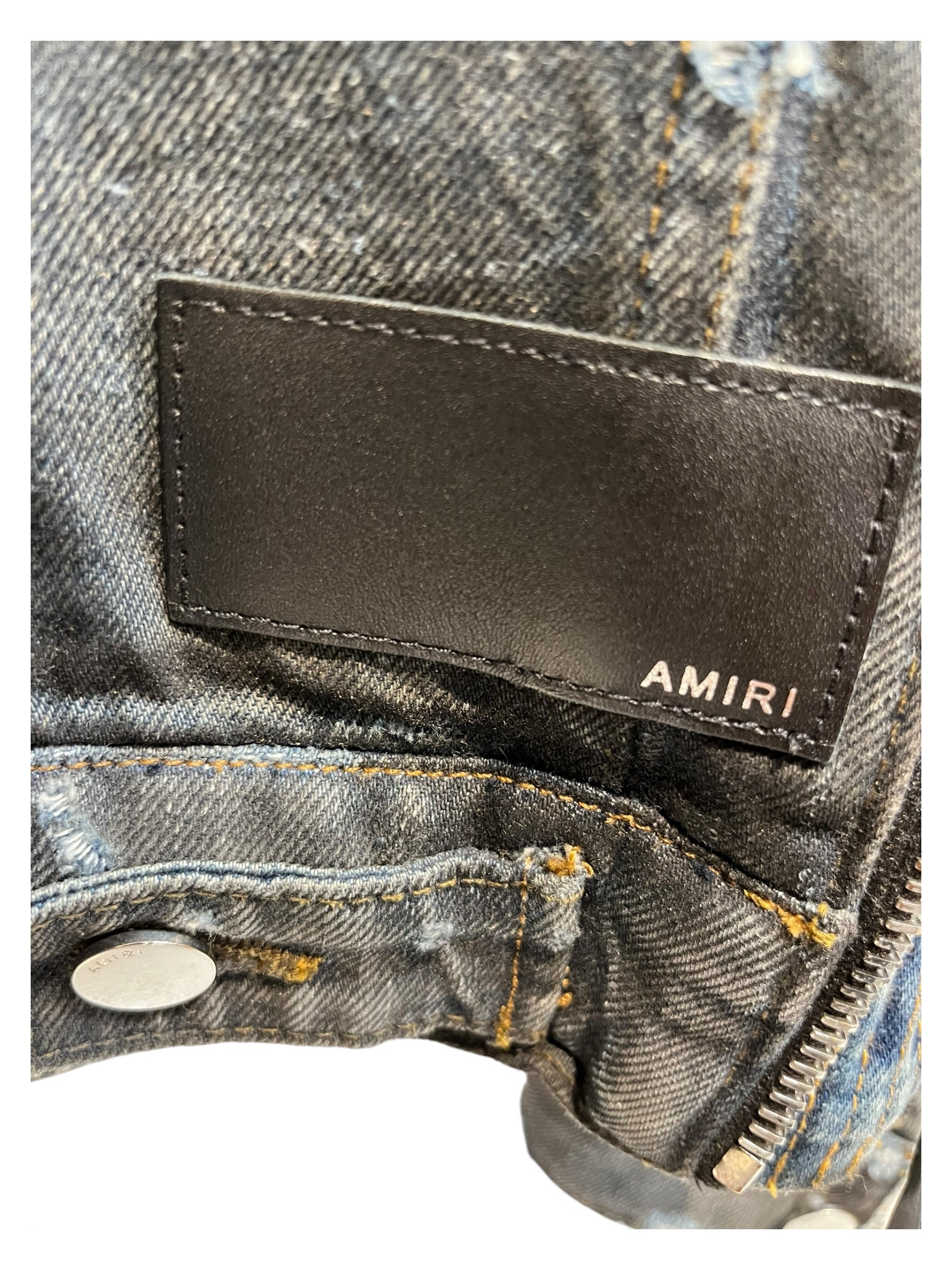 AMIRI/Denim Jkt/M/Cotton/NVY/shearling denim jacket view 3