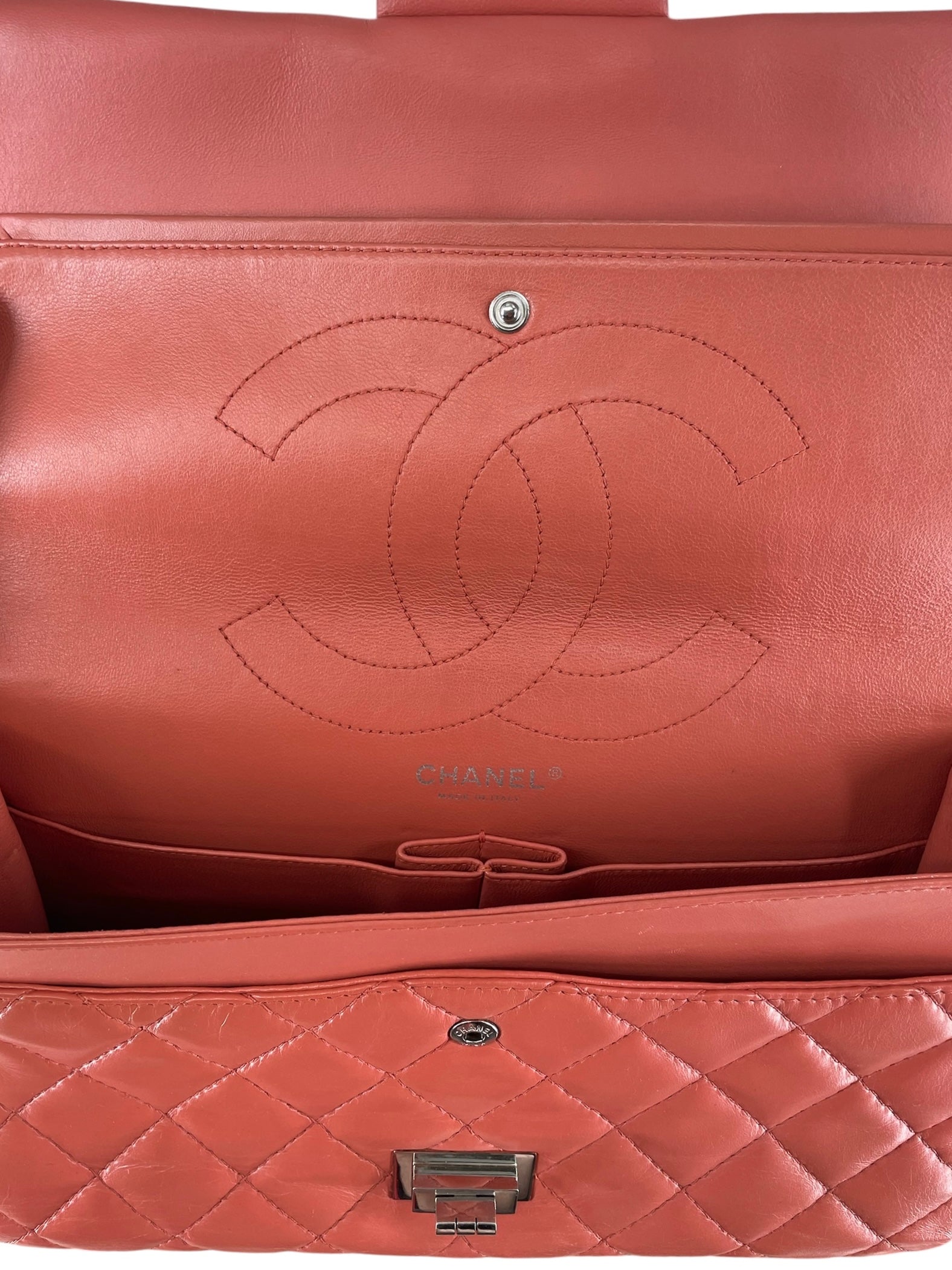 CHANEL/Bag/Leather/ORN/14656759 Org Slvr Hrdwre view 4