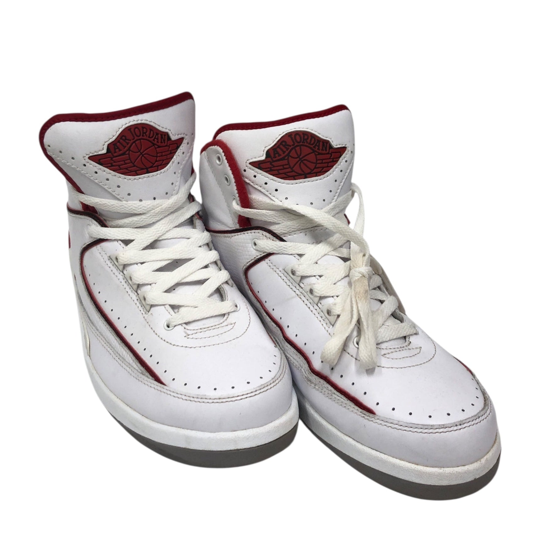 NIKE/AIR JORDAN 2 RETRO/Hi-Sneakers/US 10.5/Leather/RED/385475-102 view 1