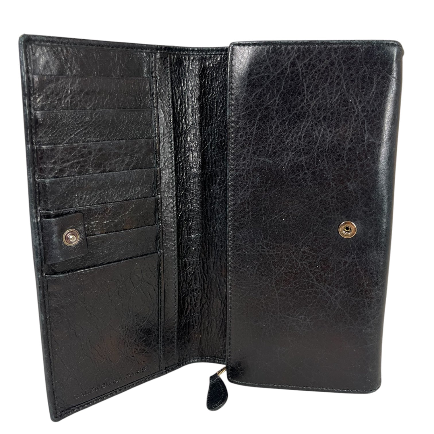 BALENCIAGA/Long Wallet/Leather/BLK/253054 1000 K 521053 view 4
