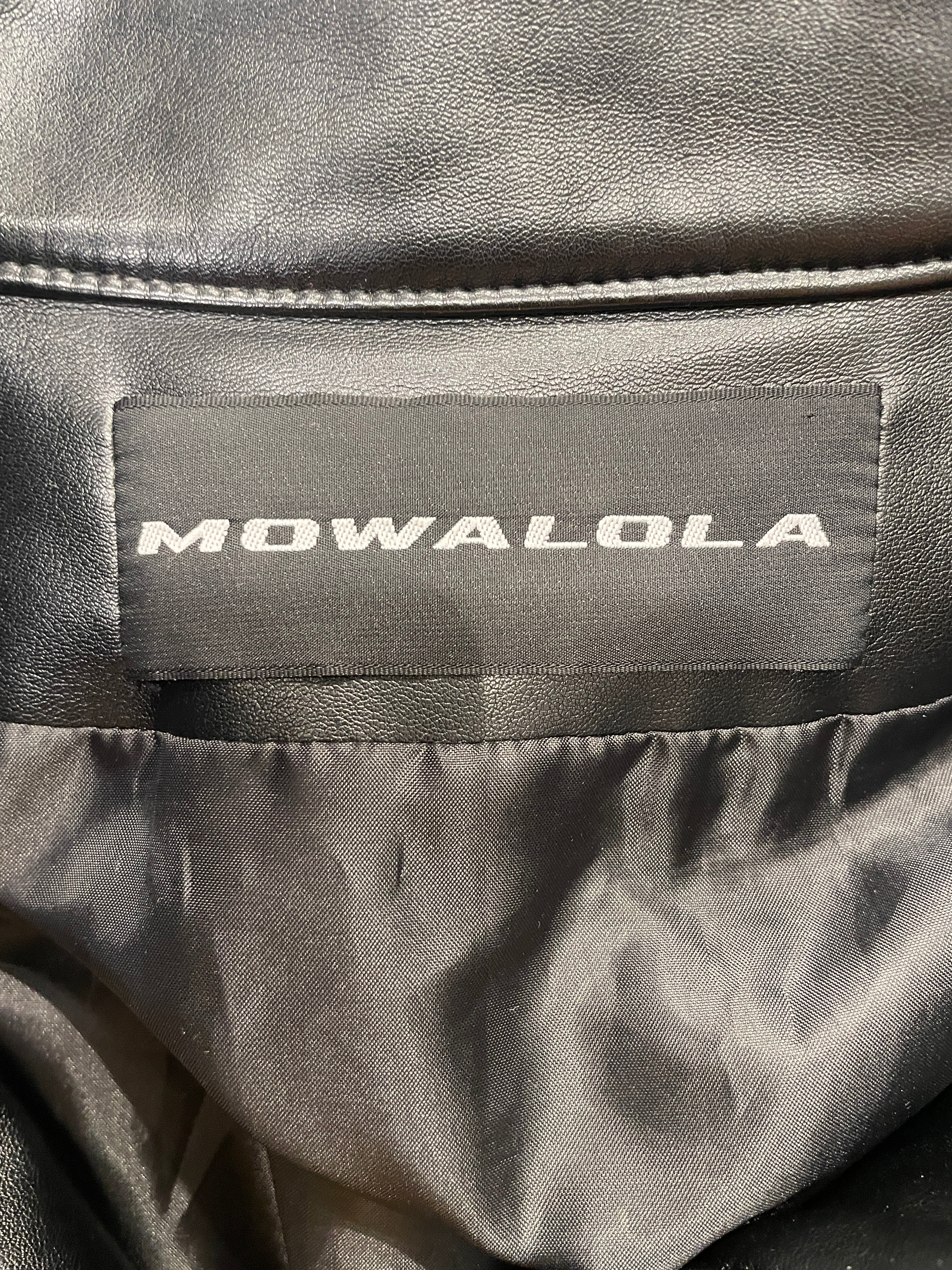 MOWALOLA/Riders Jkt (W)/L/Faux Leather/BLK/PERFORATED RACING JACKET view 3