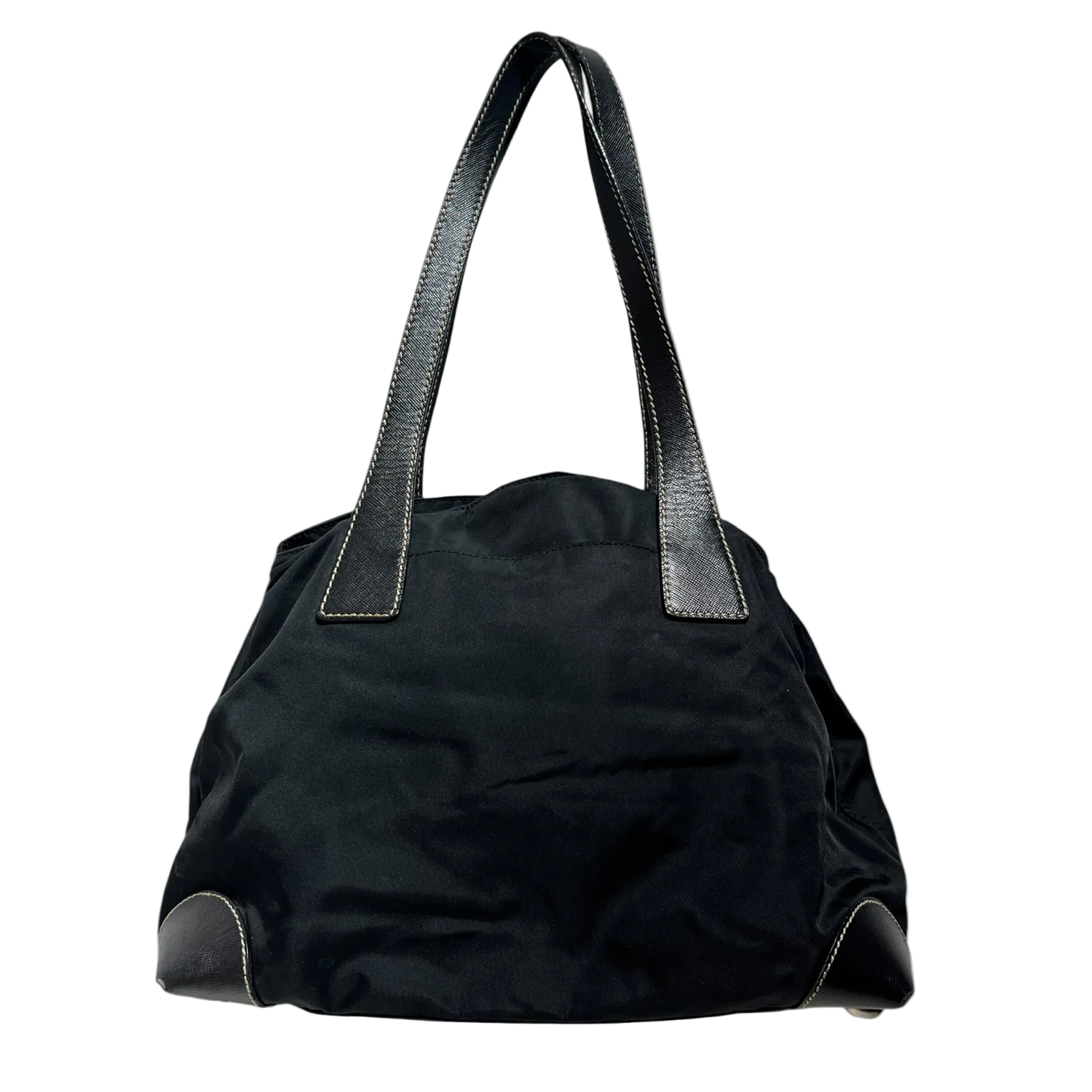PRADA/Hand Bag/Nylon/BLK/nylon saffiano bag view 2