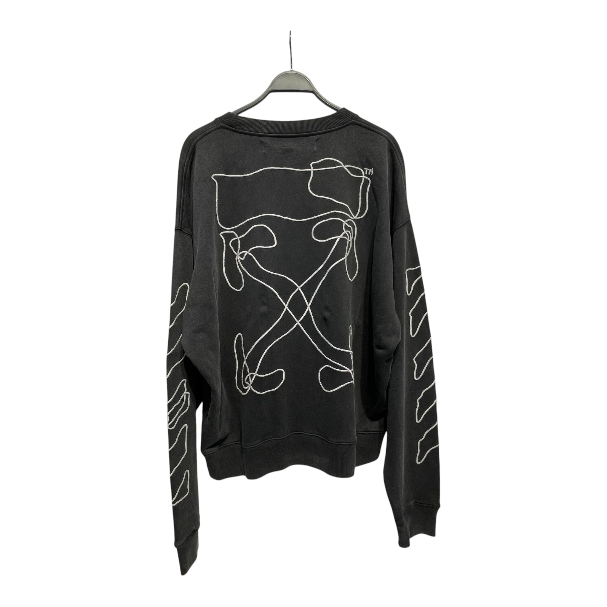 OFF-WHITE/Sweatshirt/L/Cotton/BLK/FALL-WINTER2020 view 2