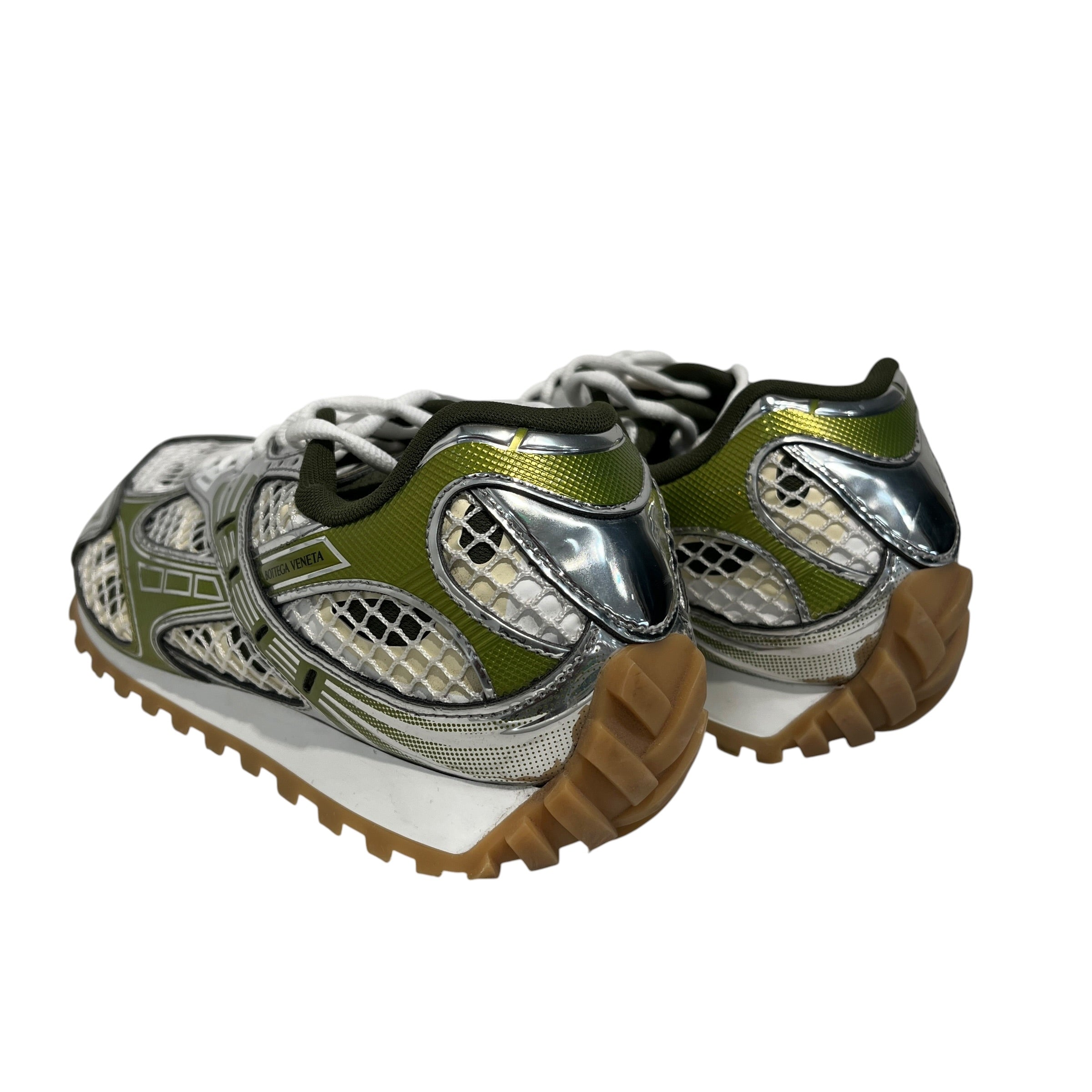 BOTTEGA VENETA/Low-Sneakers/EU 42/Leather/GRN/orbit view 2