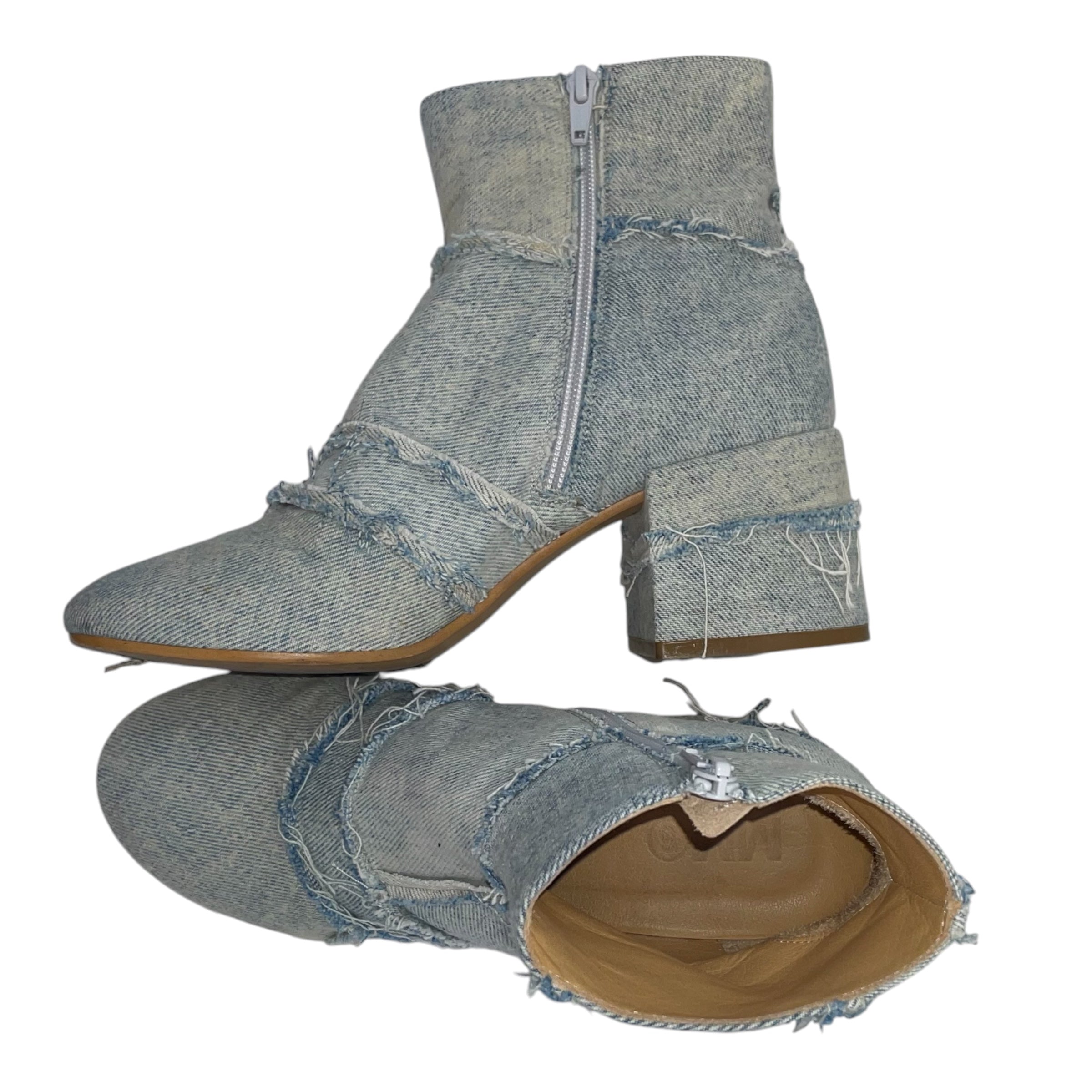 Maison Margiela/Booties/US 7/Denim/BLU/CML INSIDE LINEN view 3