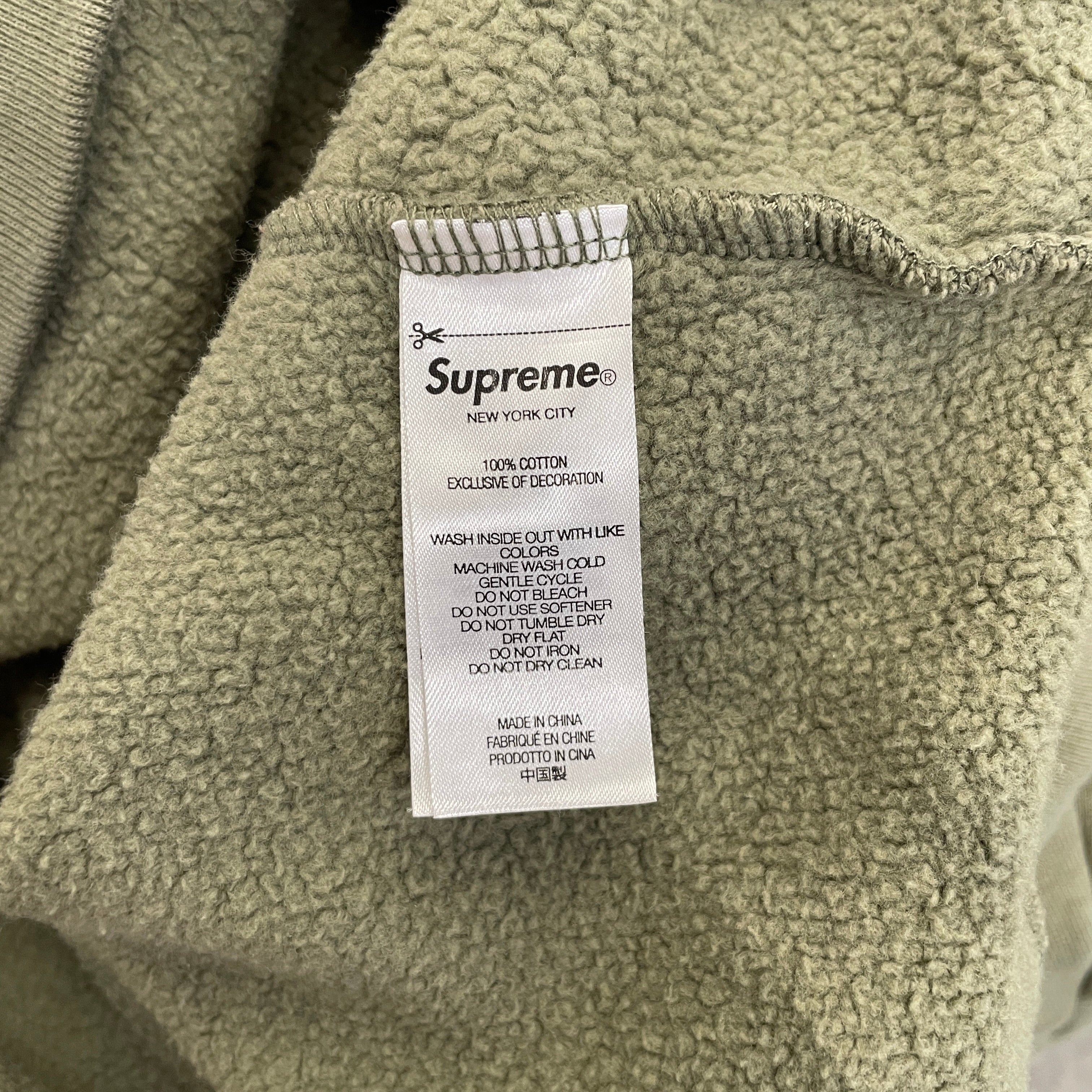 Supreme/Hoodie/M/Cotton/GRN/ view 4