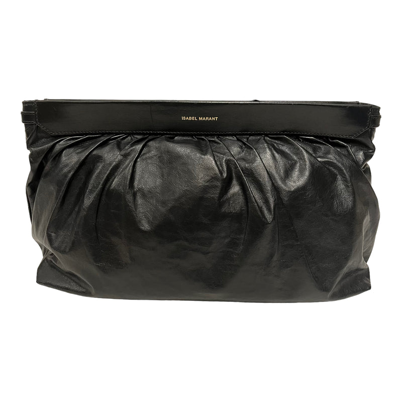 ISABEL MARANT/Clutch Bag/Black/Leather/