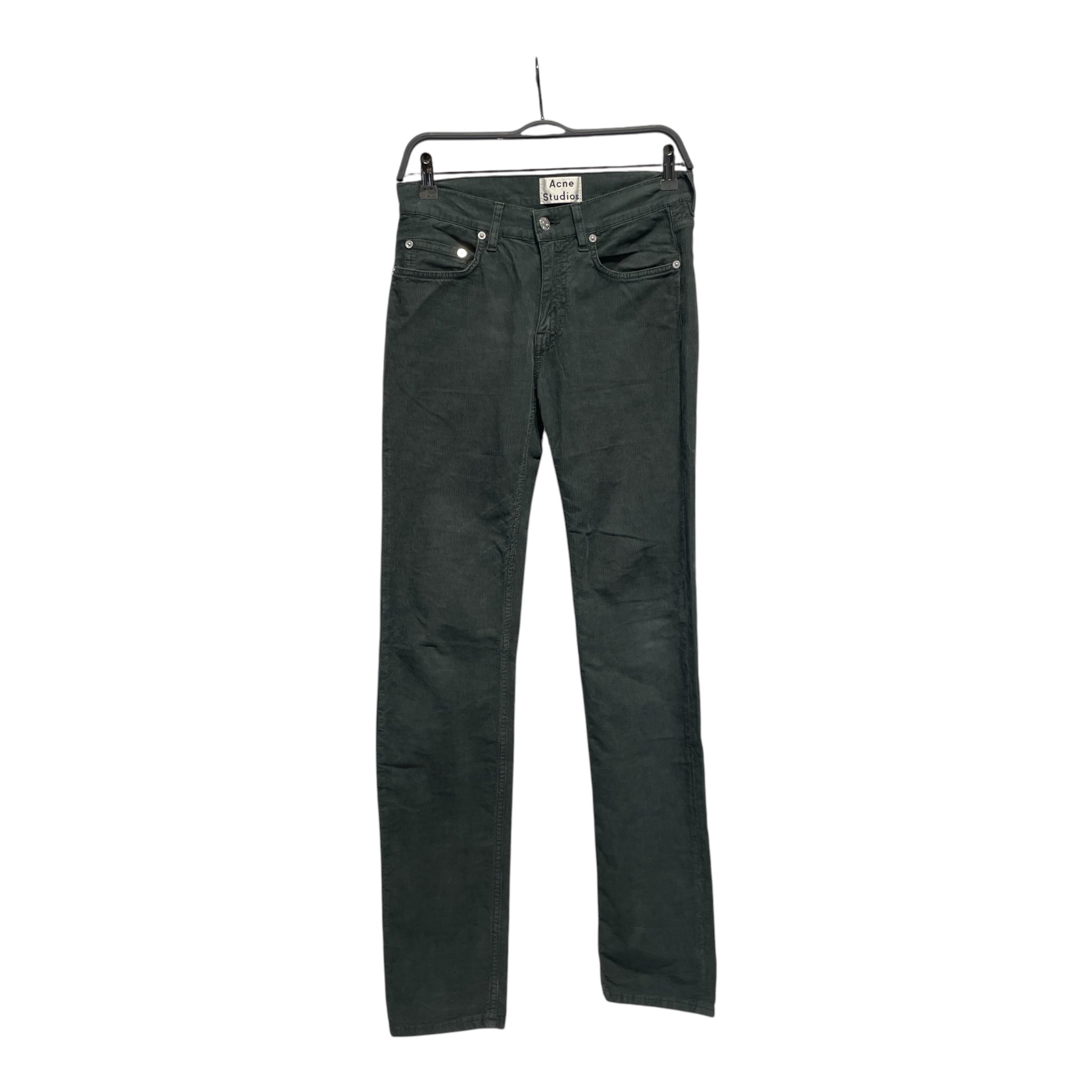 Acne Studios/Pants/28/Cotton/GRN/cord view 1