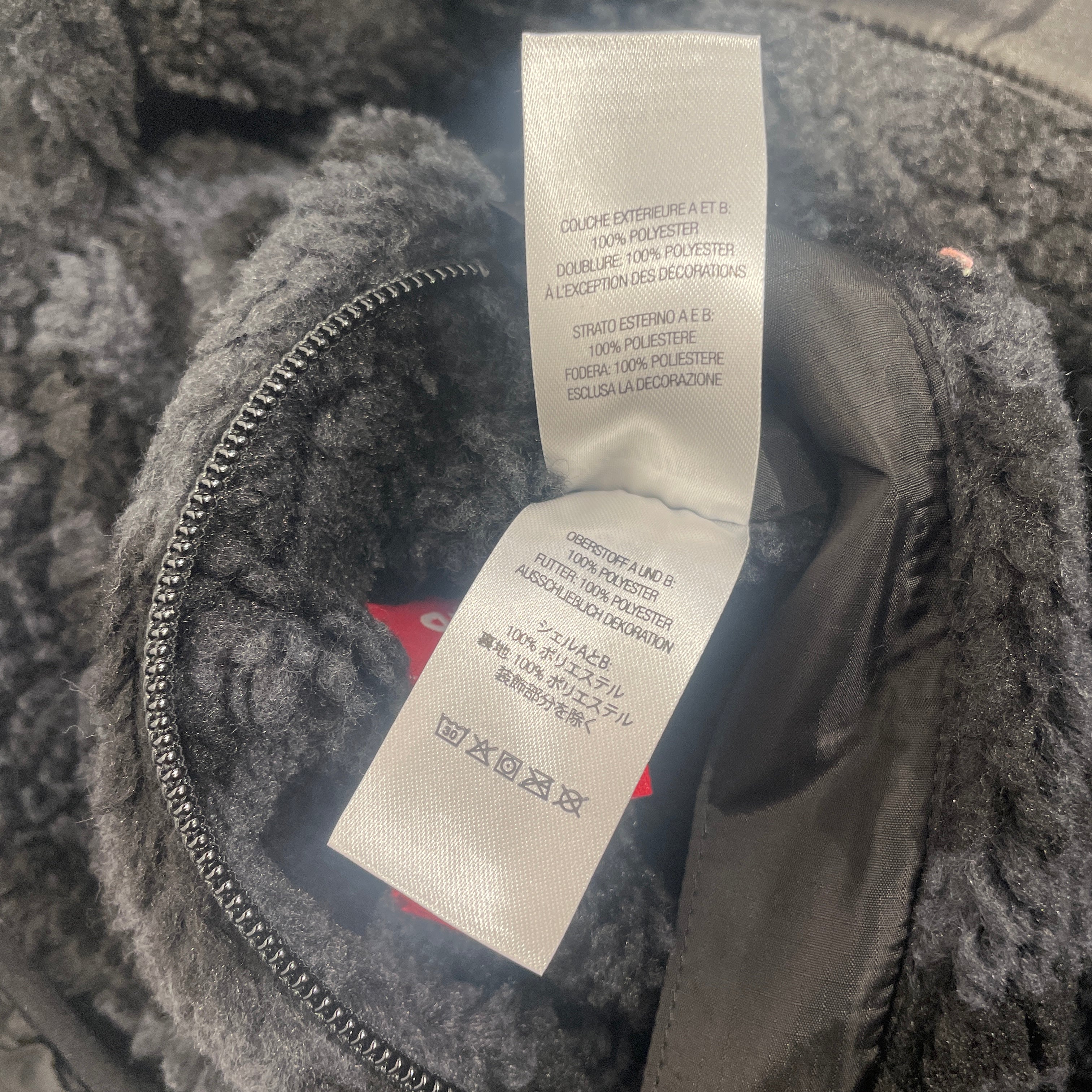 Supreme/Fleece Jkt/L/Polyester/BLK/WINDSTOPPER REVERSIBLE view 6