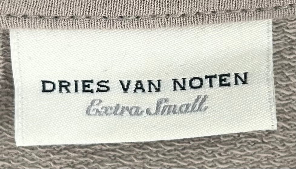 DRIES VAN NOTEN/Jacket/XS/Cotton/GRY/SEQUIENCE PATTERN view 3