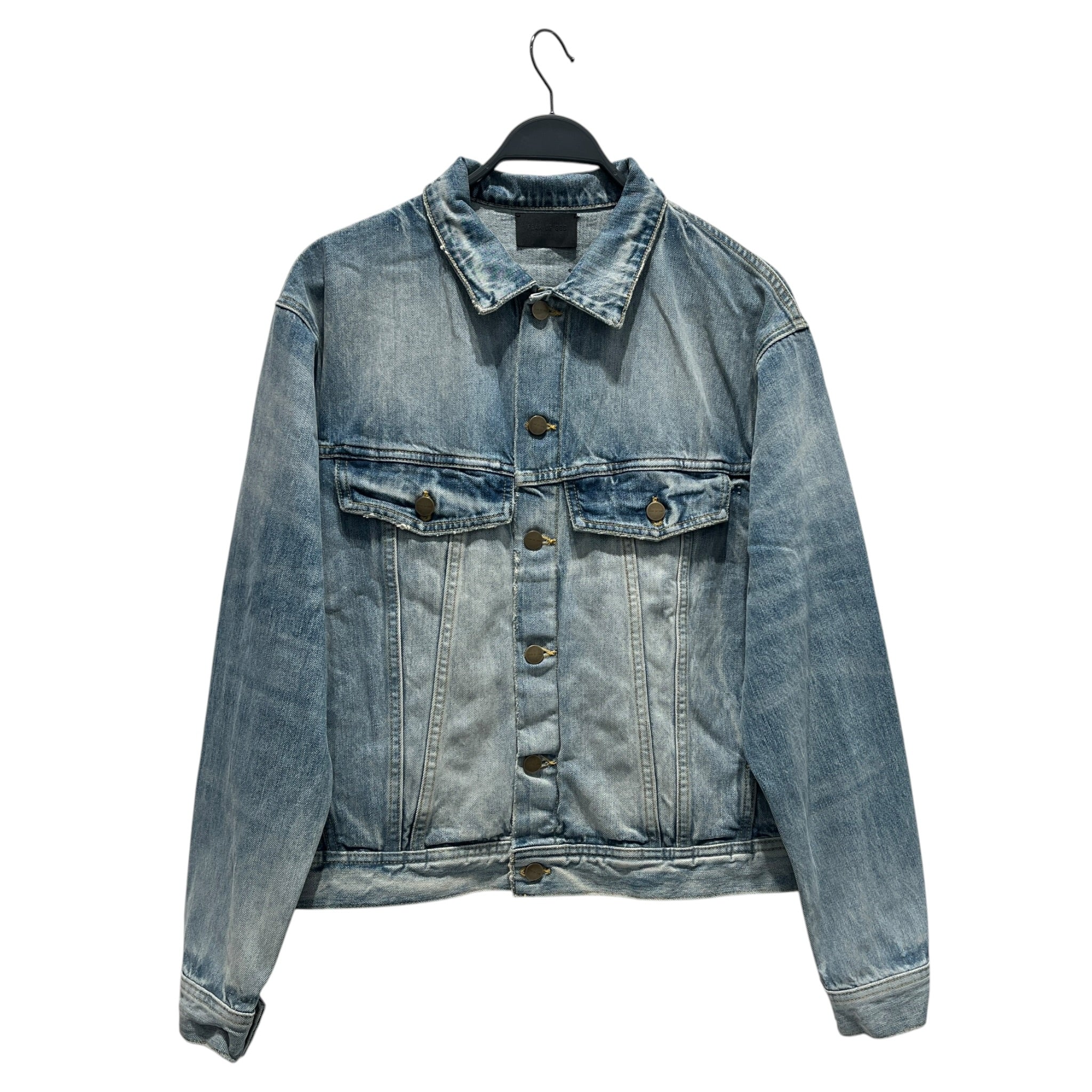 FEAR OF GOD/Denim Jkt/M/Denim/BLU/LIGHTWASH DENIM TRUCKER 6TH view 1