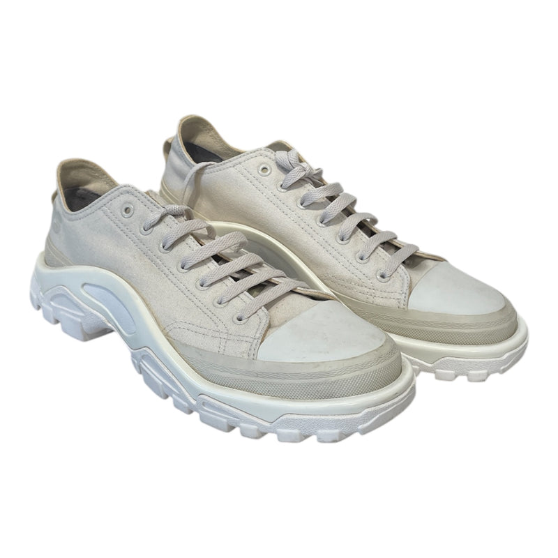 adidas/RAF SIMONS/Low-Sneakers/US 10/Cotton/CRM/DETRIOT RUNNER