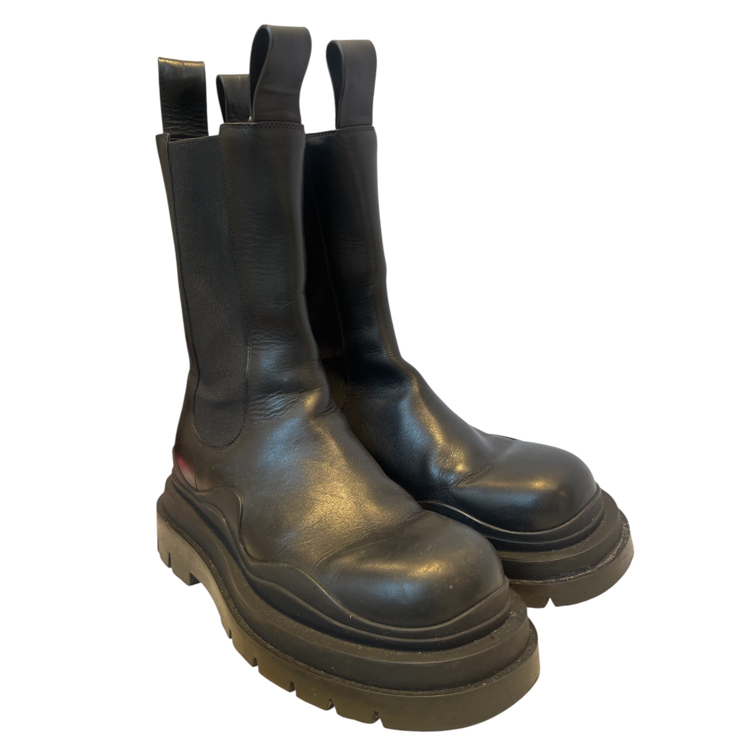 BOTTEGA VENETA/Boots/EU 42/Leather/BLK/ view 1