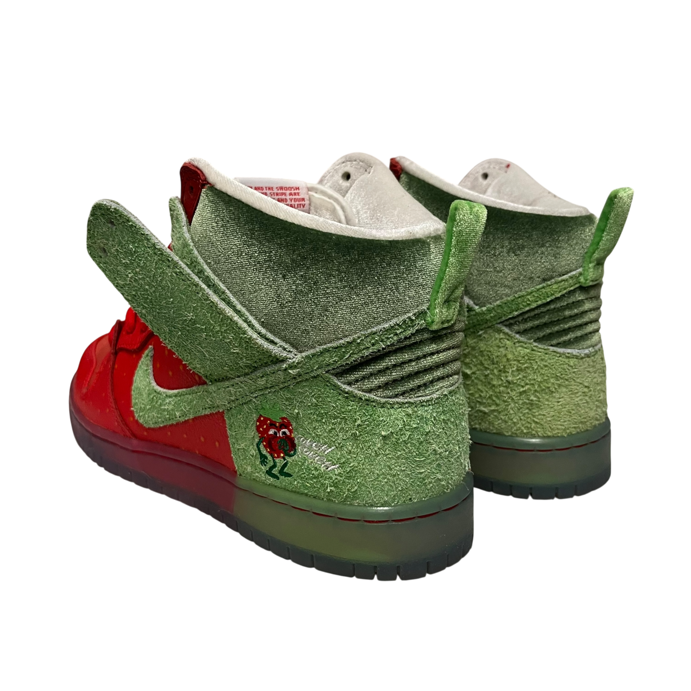 NIKE SB/Hi-Sneakers/US 9/RED/strawberry cough view 2