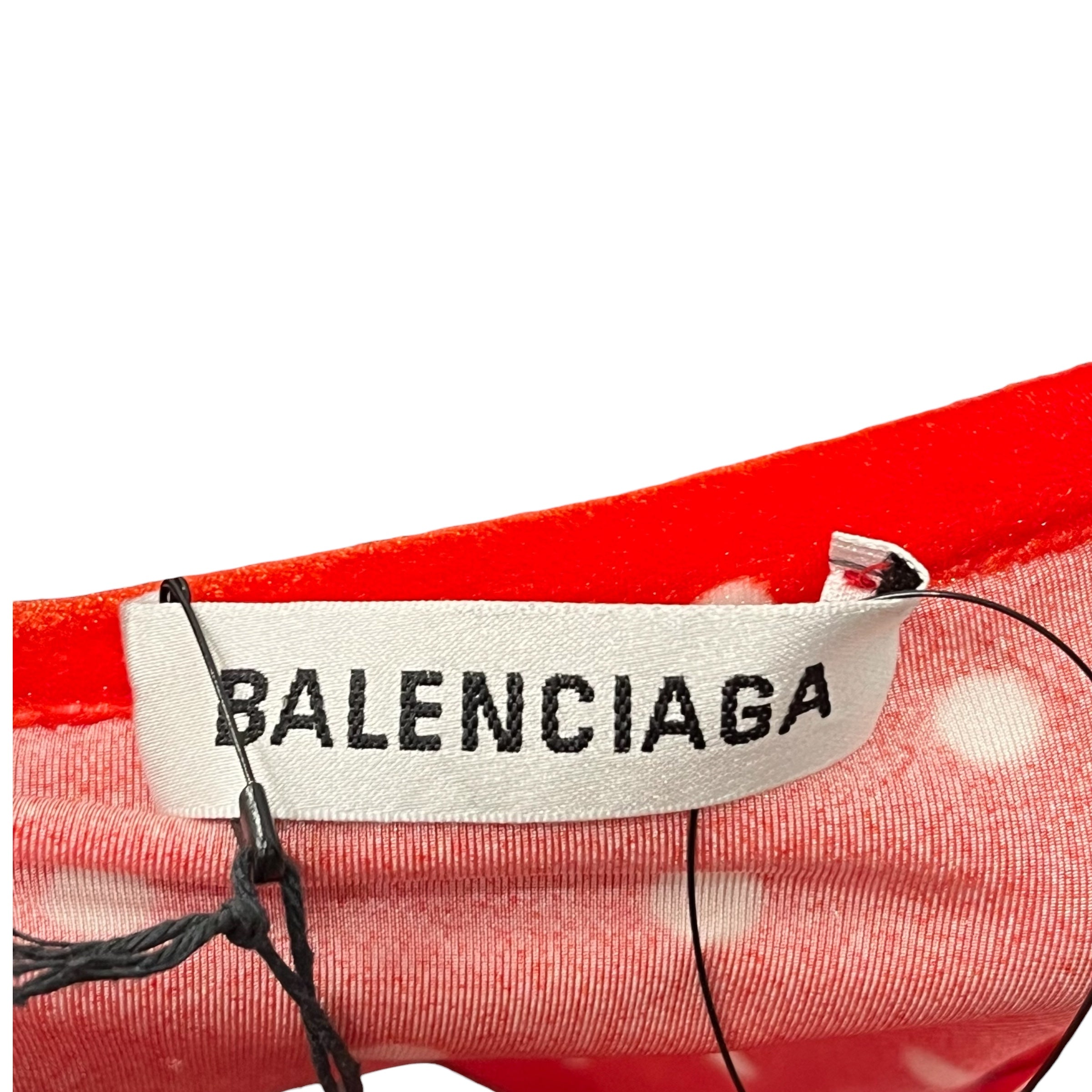 BALENCIAGA/Cardigan/38/Polka dot/Velour/RED/ view 3