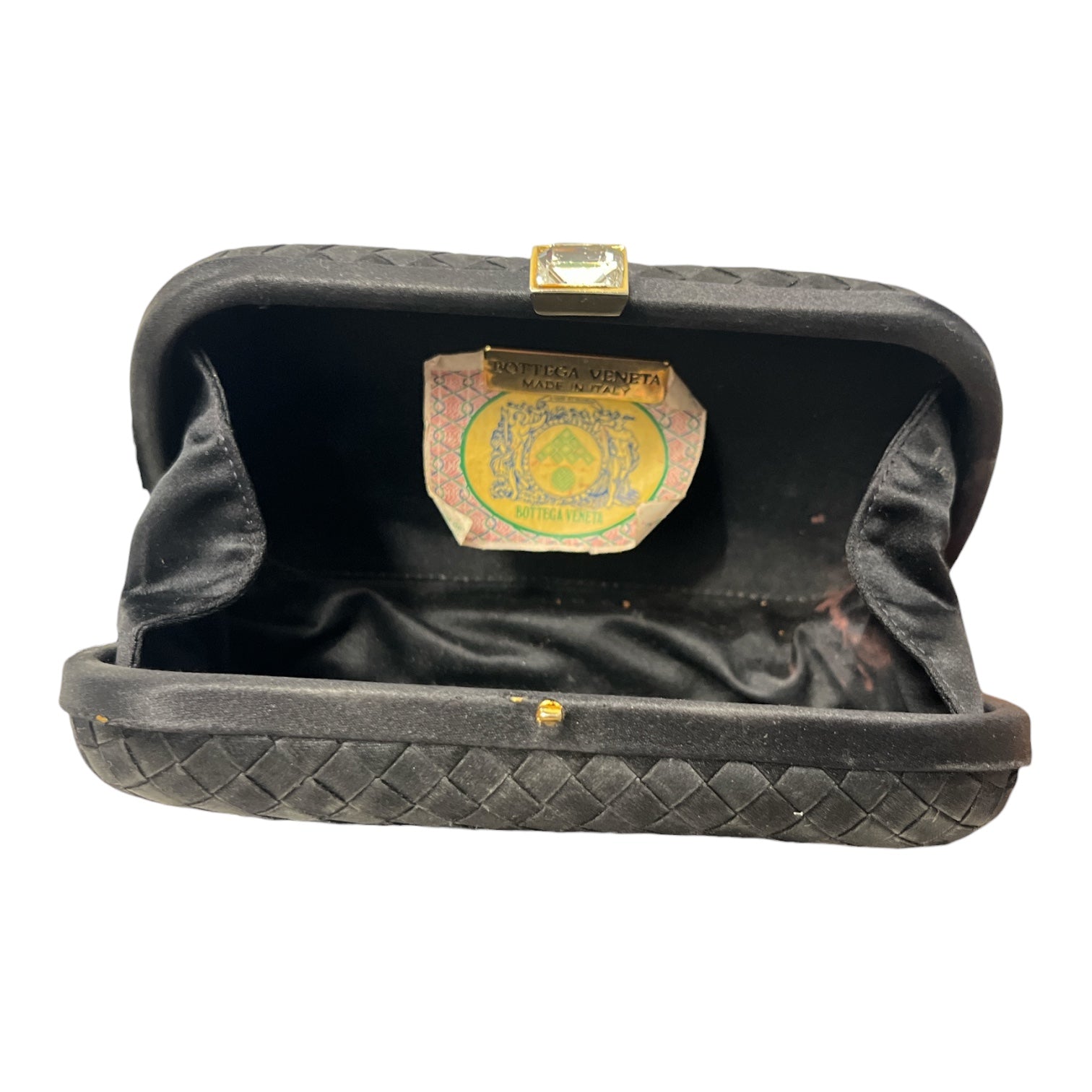 BOTTEGA VENETA/Clutch Bag/Silk/BLK/Pochette Knot Silk Clutch view 4