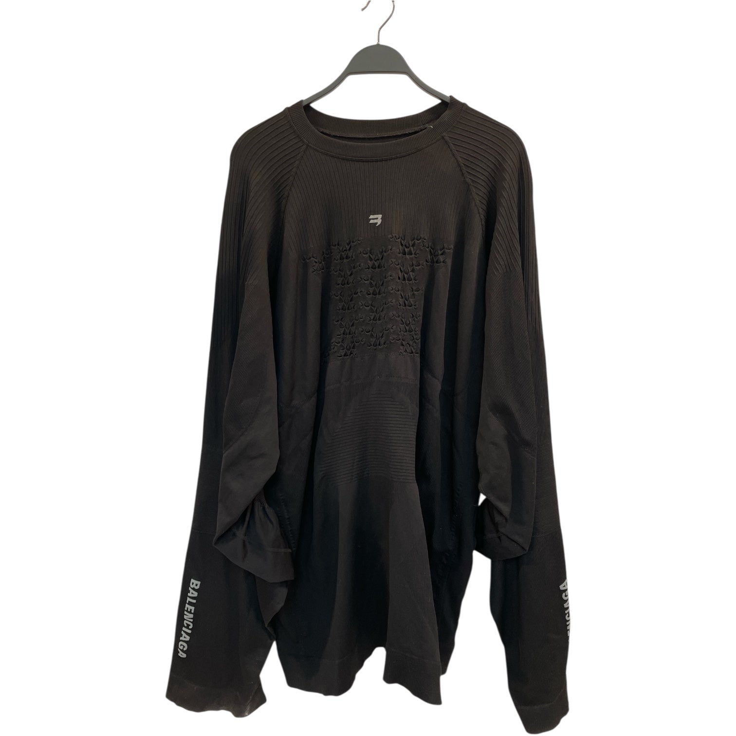 BALENCIAGA/LS T-Shirt/S/Nylon/BLK/BIONIC LONG SLEEVE view 1