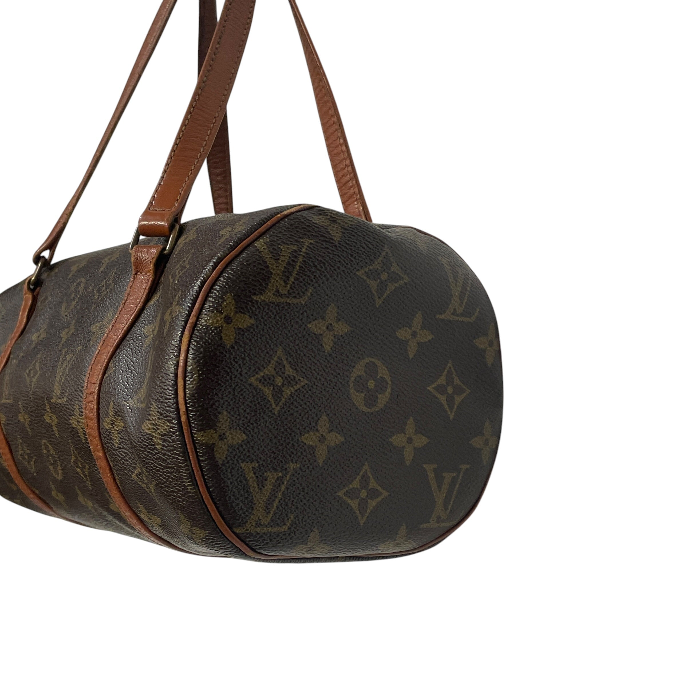 LOUIS VUITTON/Hand Bag/Monogram/Leather/BRW/VINTAGE PAPILLION view 2