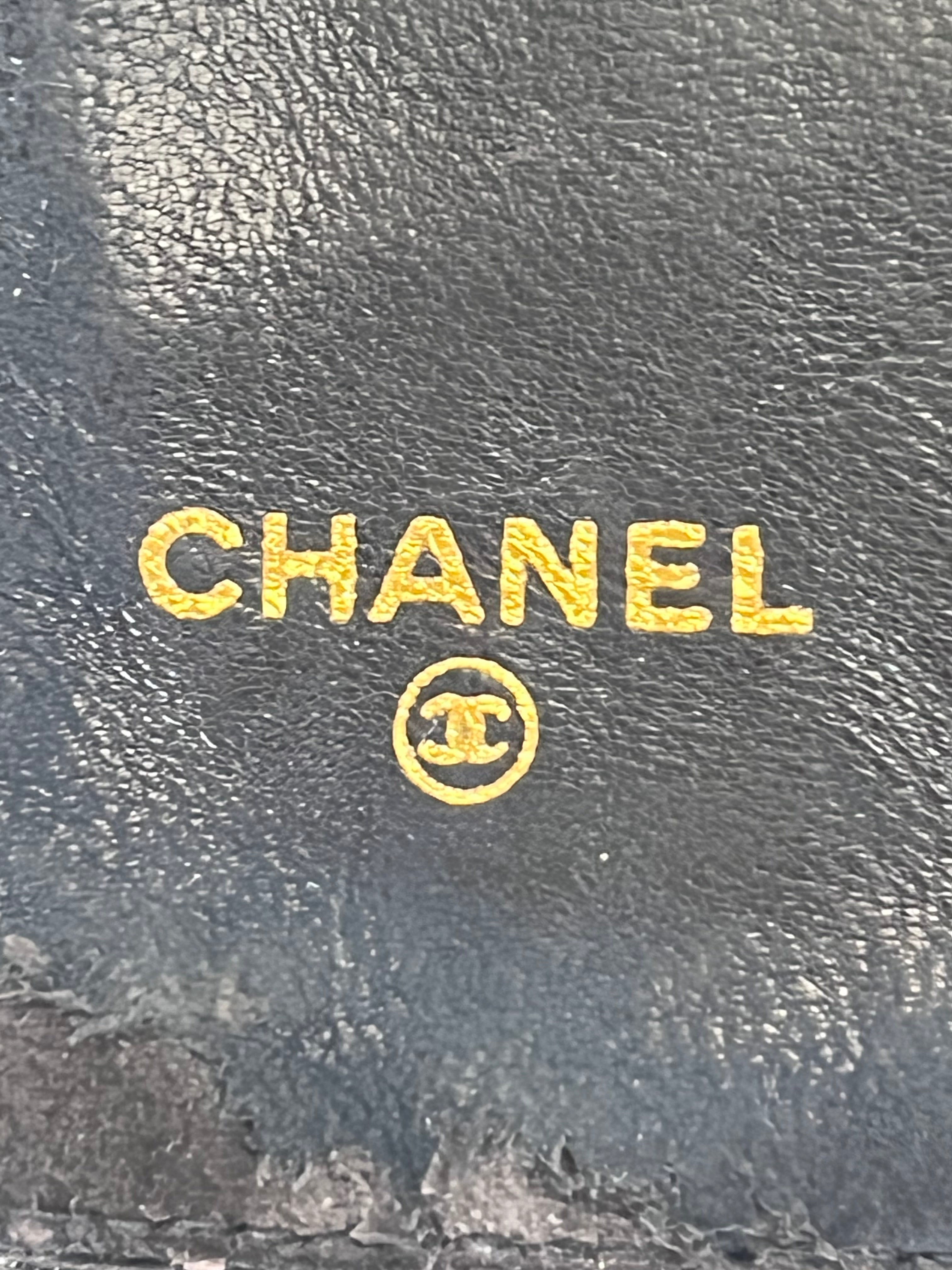 CHANEL/Long Wallet/Leather/BLK/L's/double c view 6