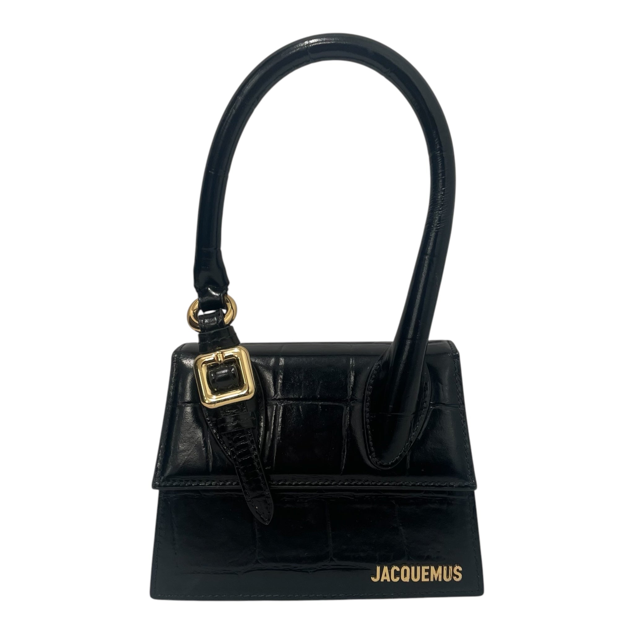 JACQUEMUS/Hand Bag/Leather/BLK/LE CHIQUITO MOYEN view 1