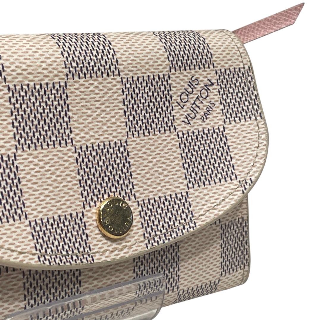LOUIS VUITTON/Coin Wallet/Leather/CRM/L's/PINK INSIDE & GOLD HRDWR view 6