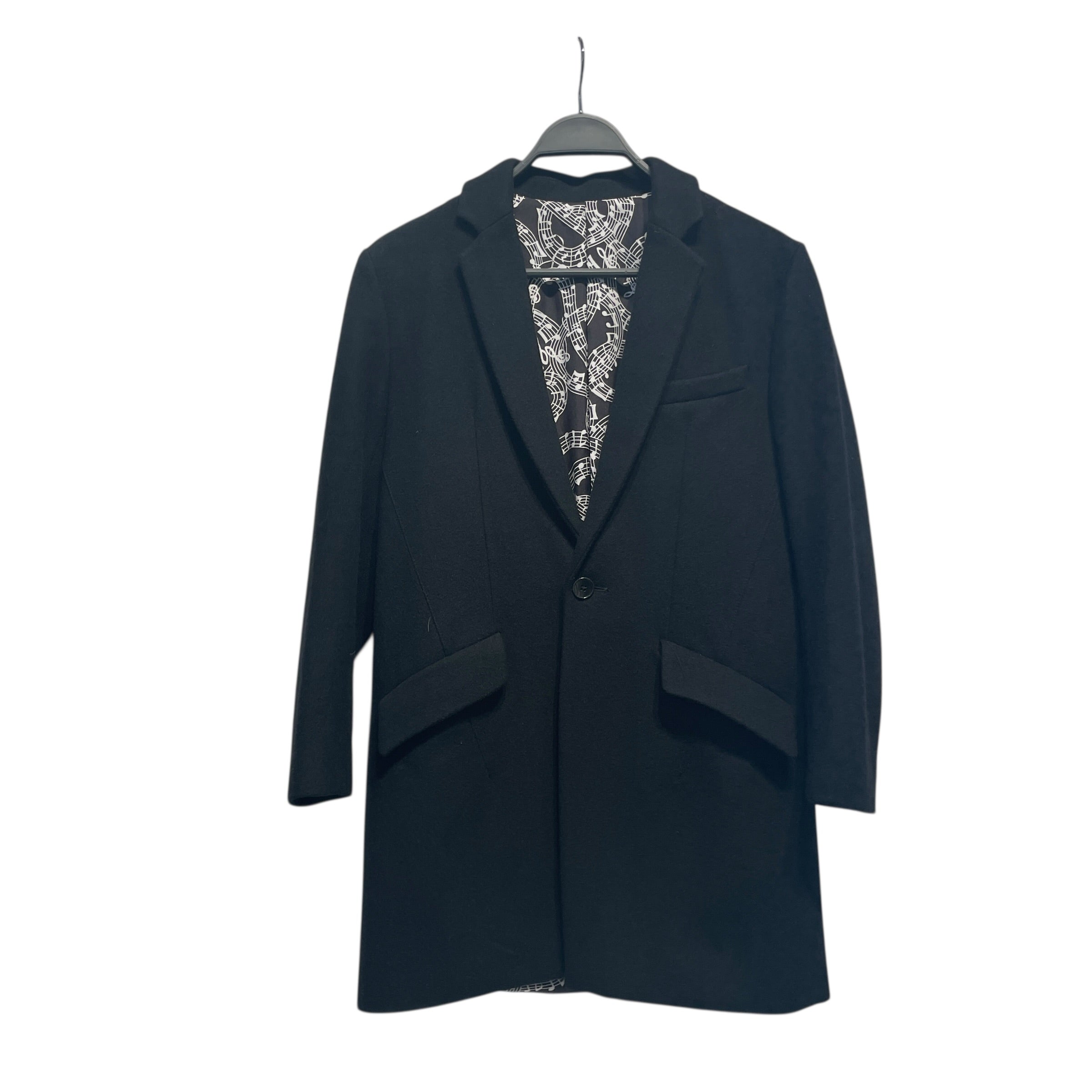 NUMBER (N)INE/Jacket/1/Wool/BLK/pea coat view 1