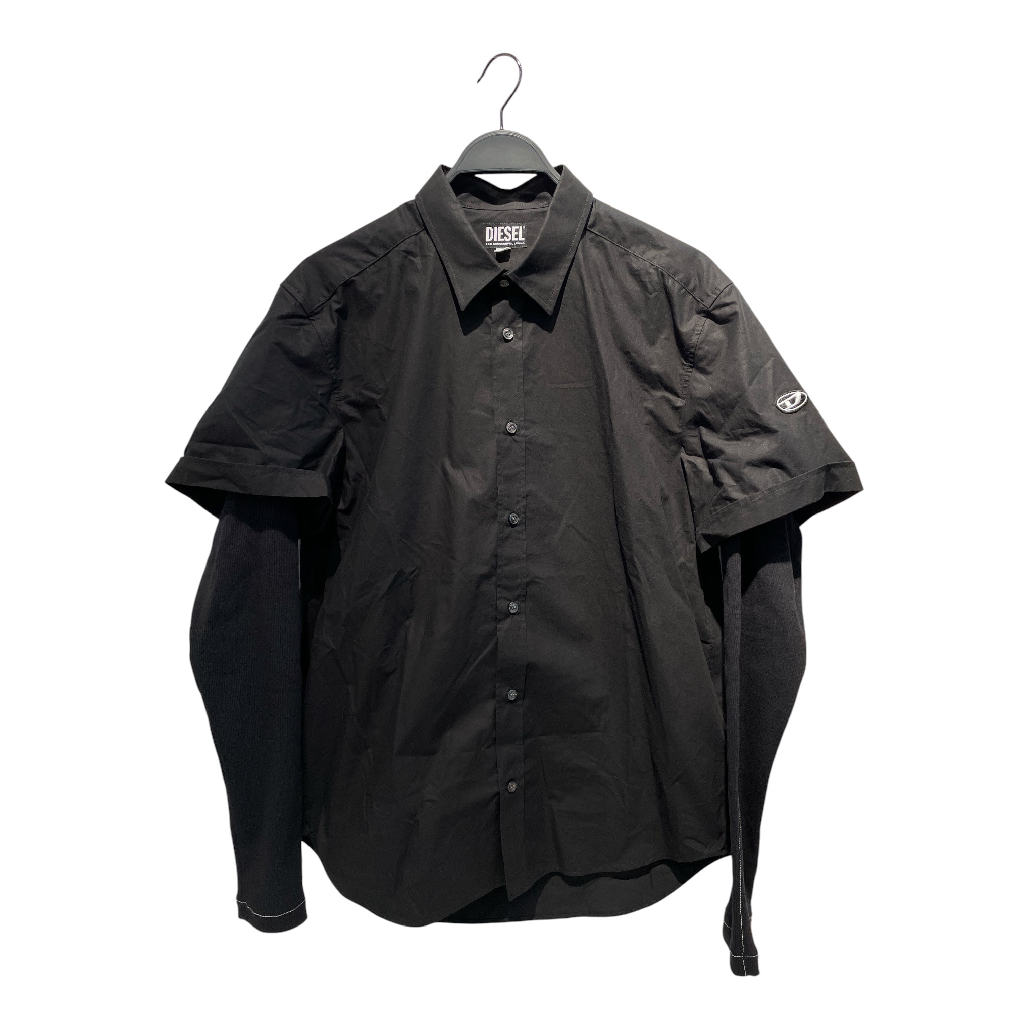 DIESEL/LS Shirt/M/Cotton/BLK/Marley Shirt view 1