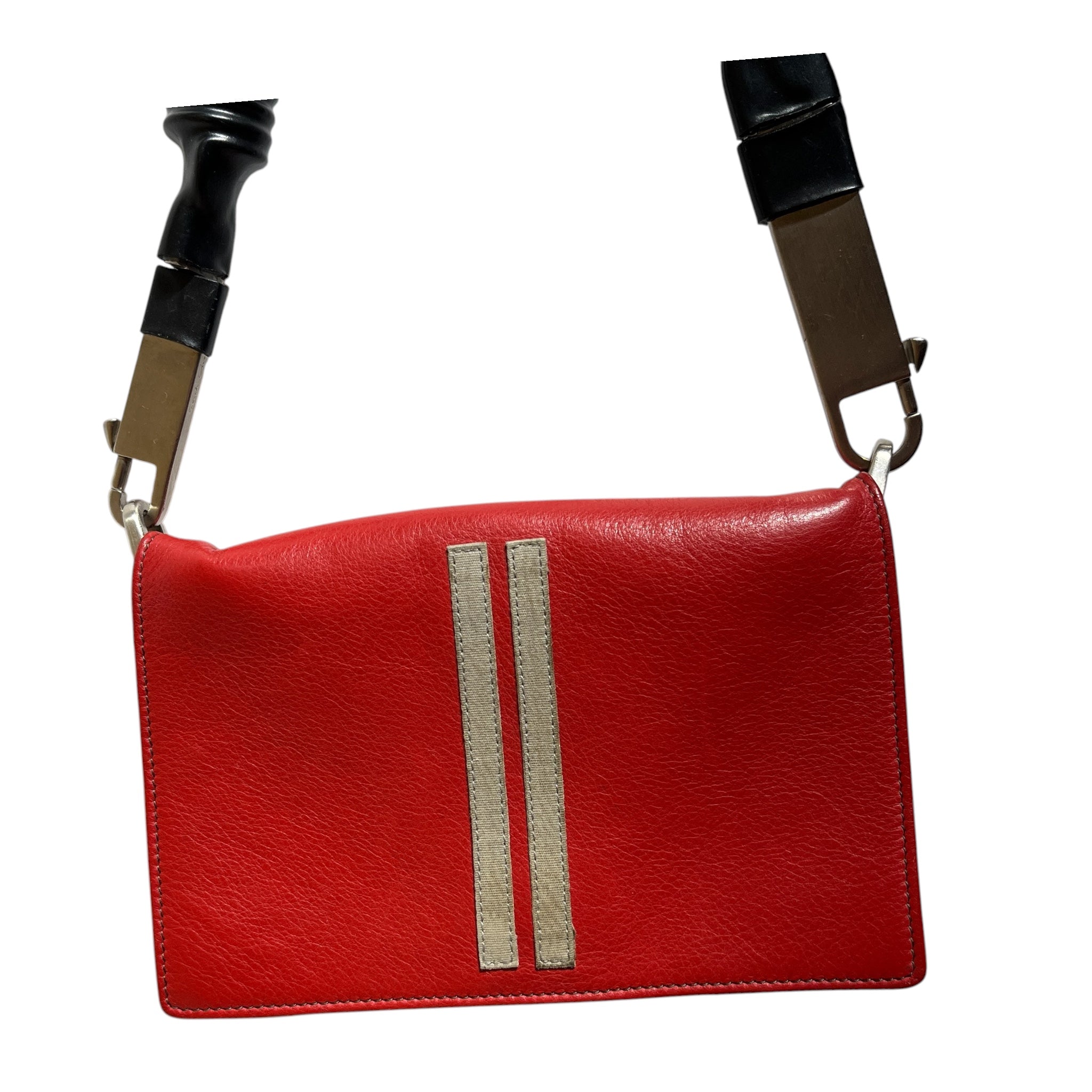 Rick Owens/Cross Body Bag/Leather/RED/ view 2