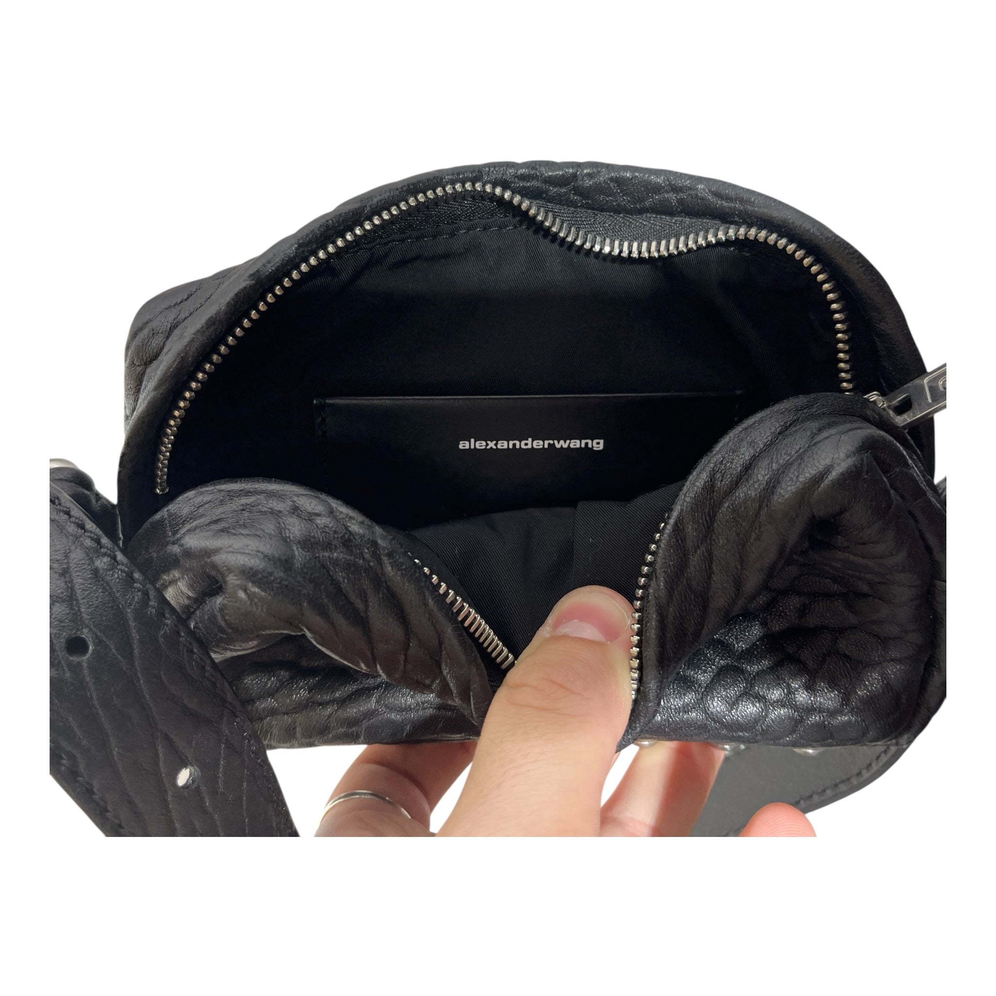 Alexander Wang/Cross Body Bag/Leather/BLK/MINI RICCO view 4