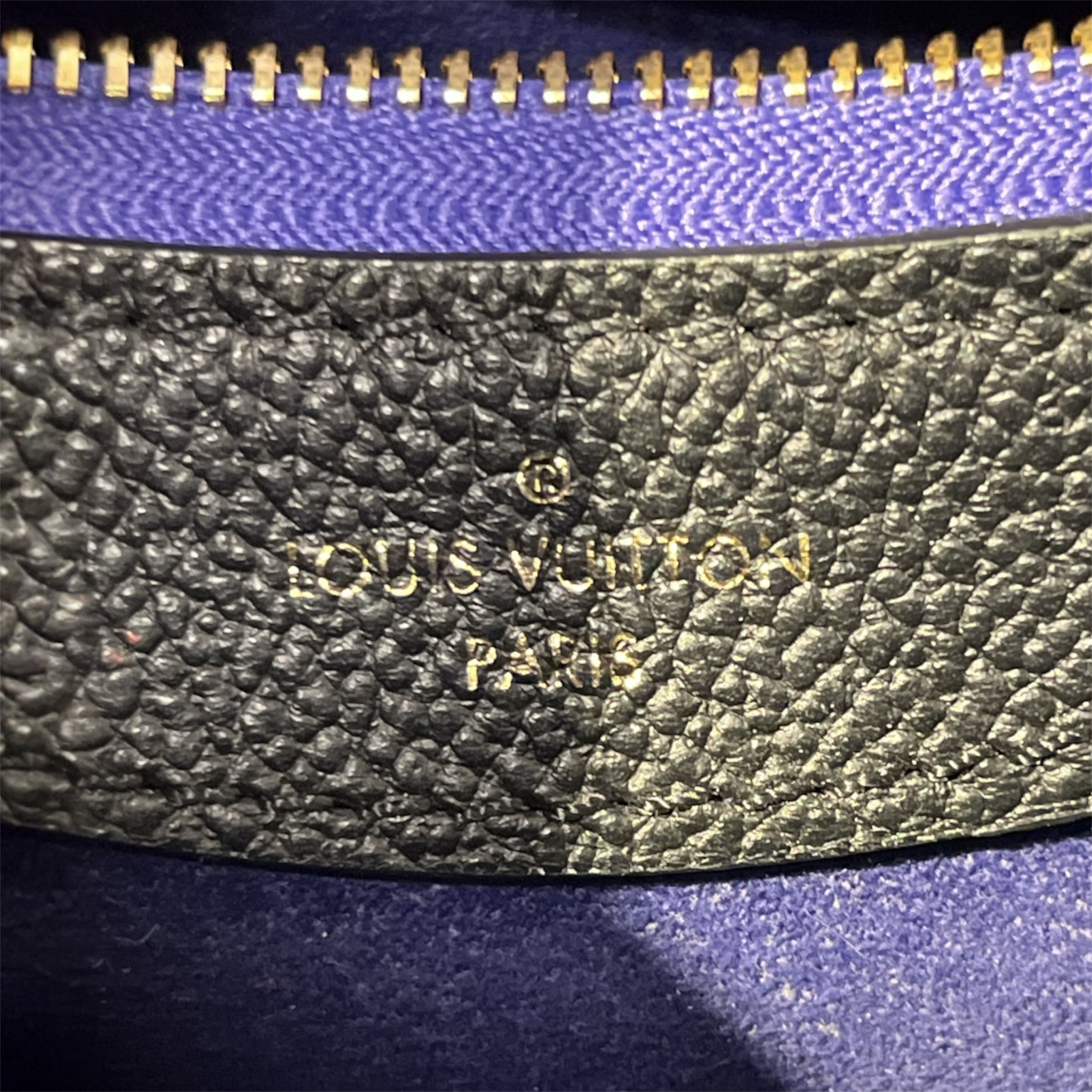 LOUIS VUITTON/Cross Body Bag/Monogram/Leather/BLK/DIANE view 4