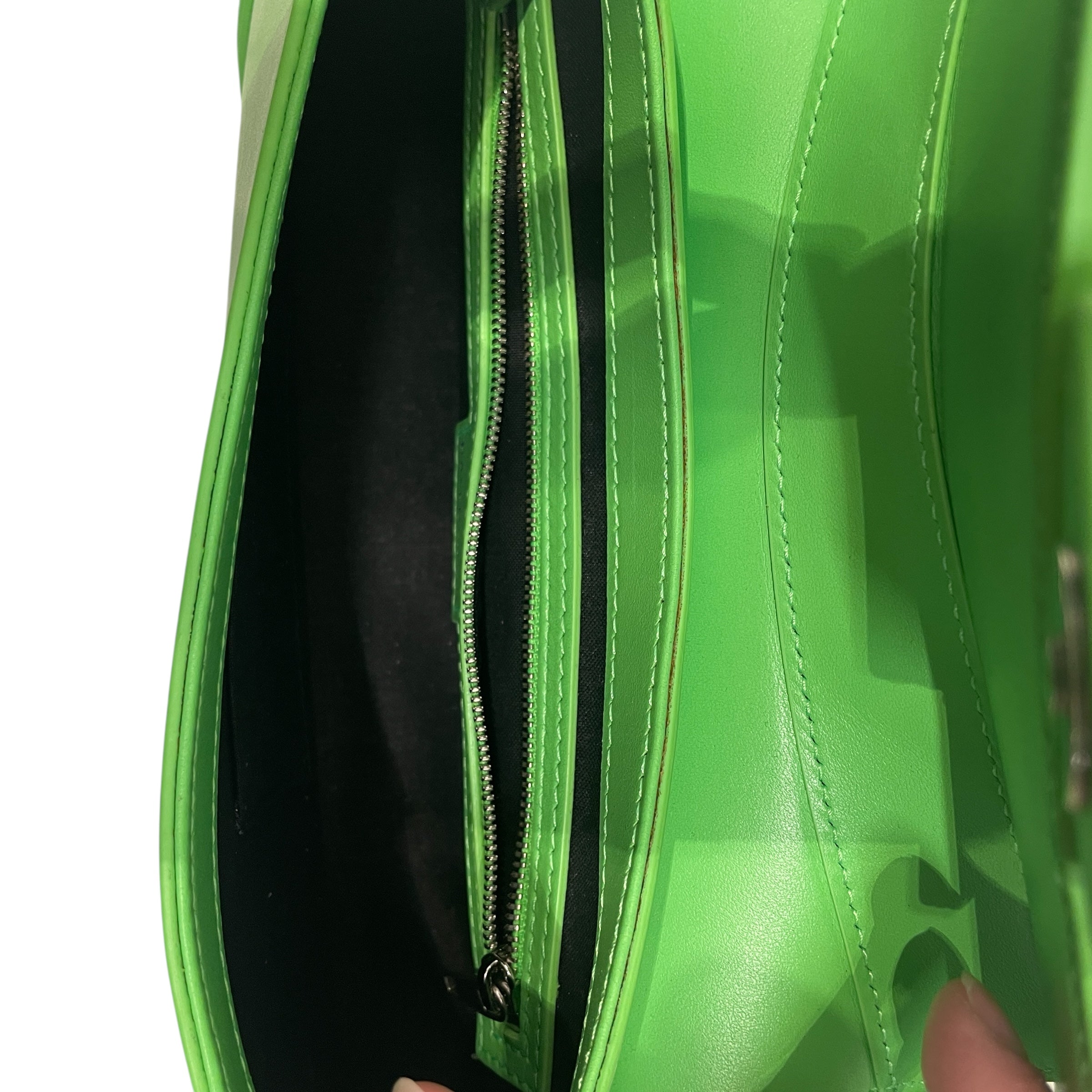 BALENCIAGA/Cross Body Bag/Leather/GRN/LINDSAY BAG view 4