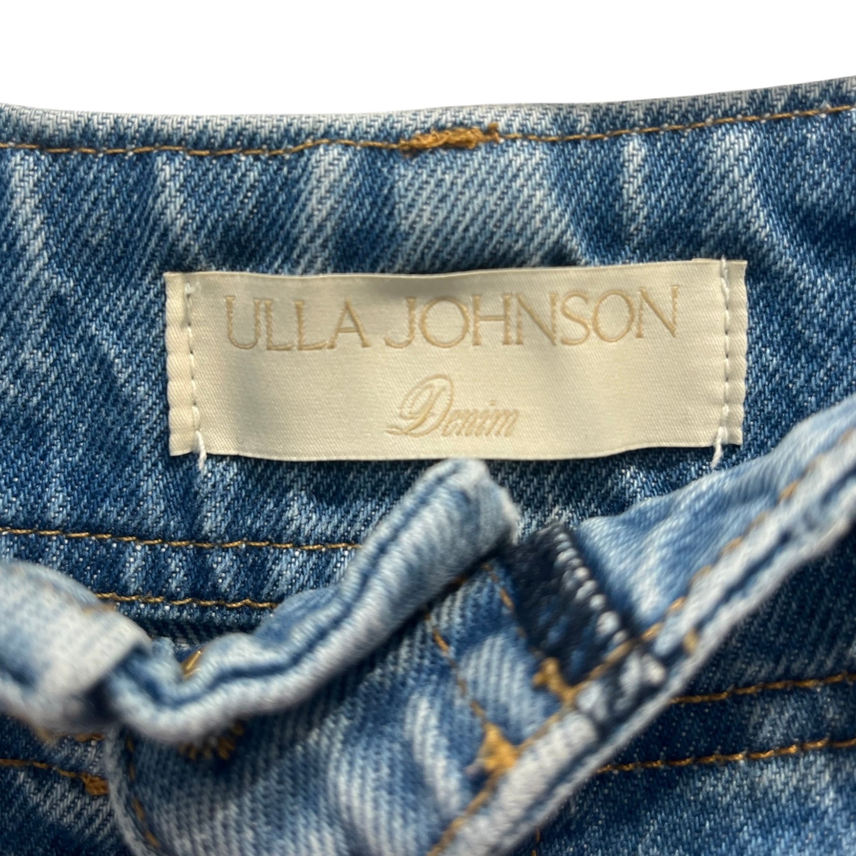 Ulla Johnson/Wide Leg Pants/30/Cotton/BLU/HIGH RISE/ GLD BUTTONS view 3