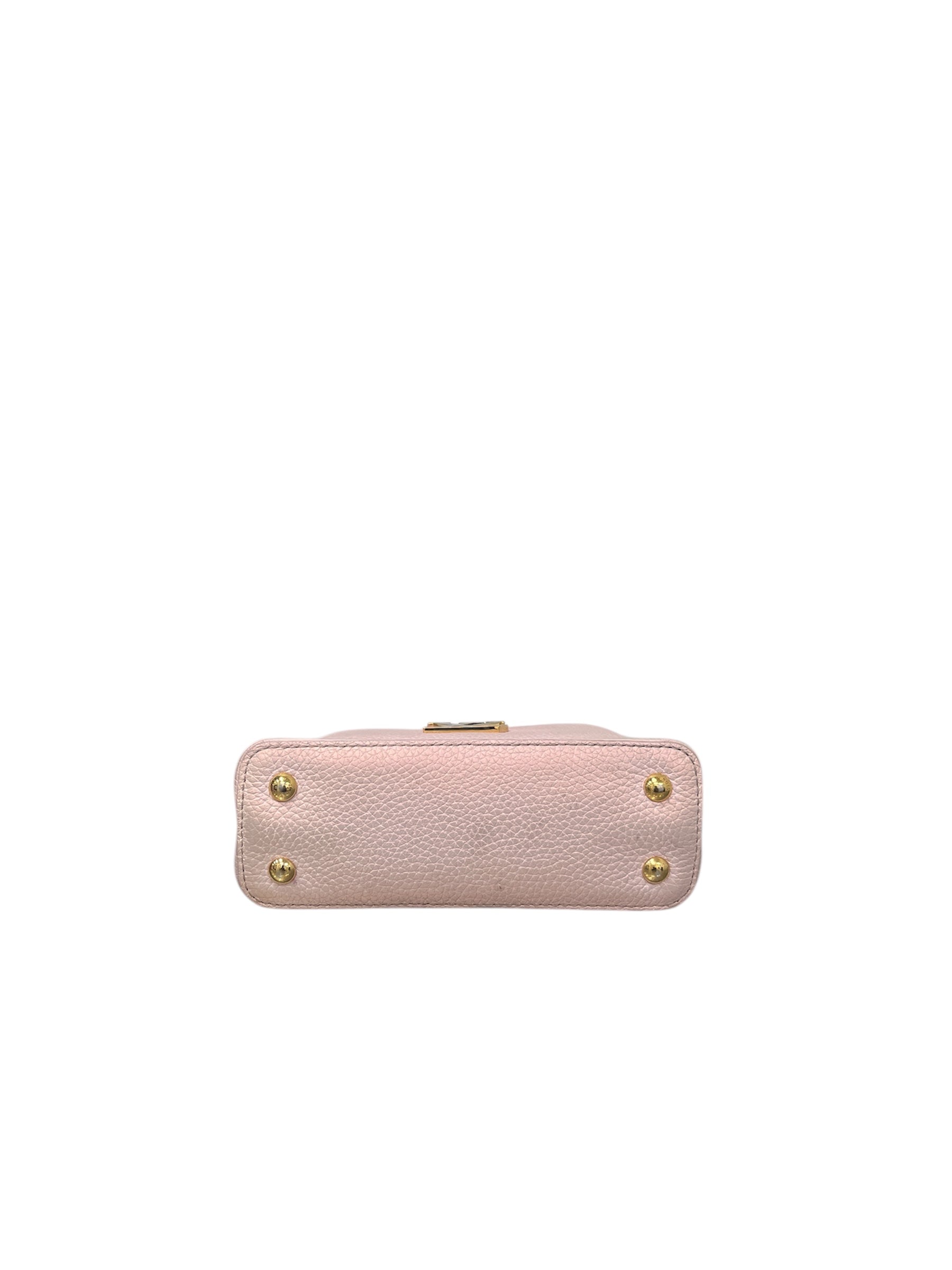 LOUIS VUITTON/Clutch Bag/Leather/PNK/TAURILLON SKI CAPUCINES SE view 4