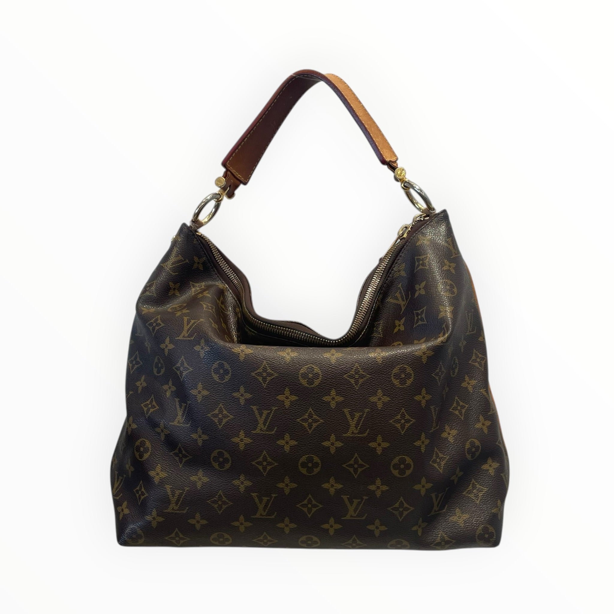LOUIS VUITTON/Tote Bag/Leather/BRW/Sully PM view 2