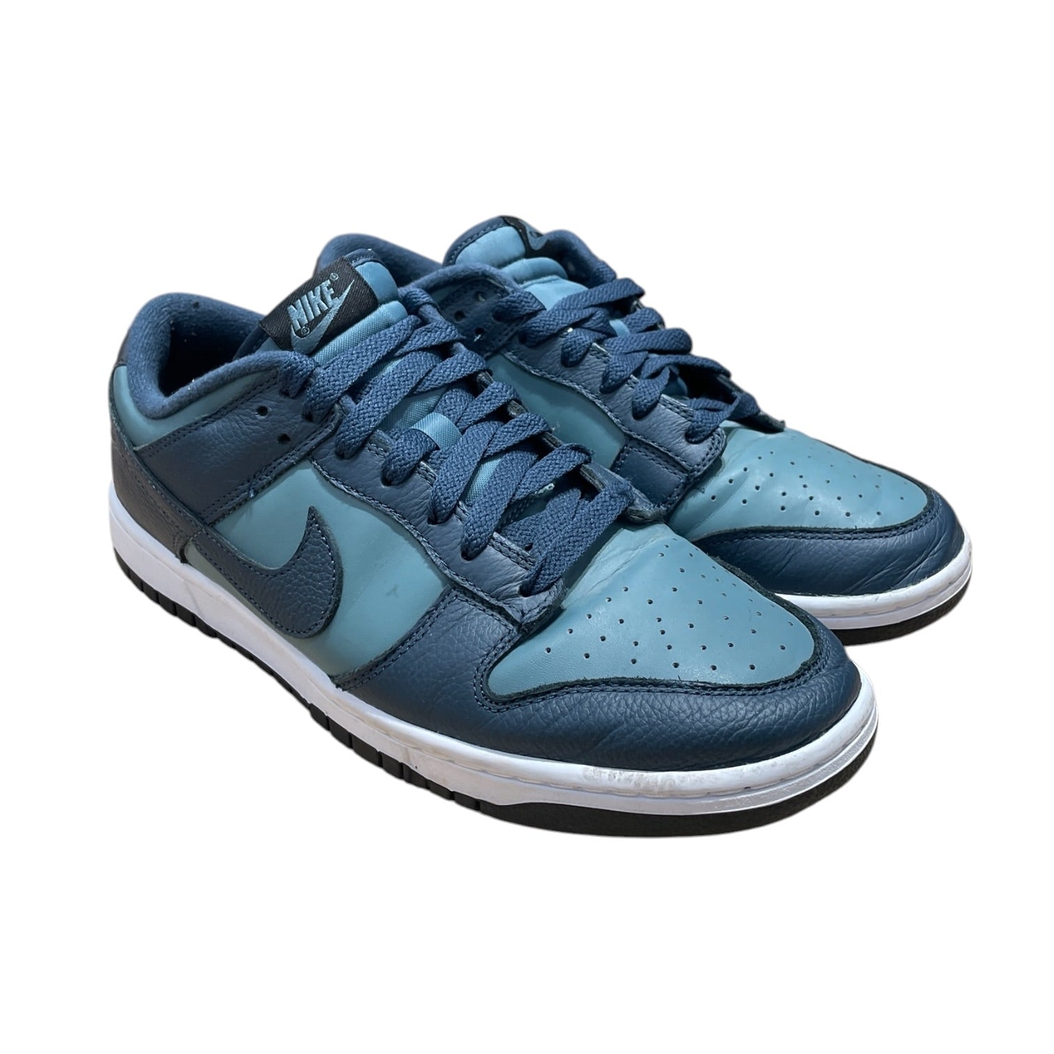 NIKE/DUNK LOW RETRO PRM/Low-Sneakers/US 11/Leather/BLU/DR9705-300