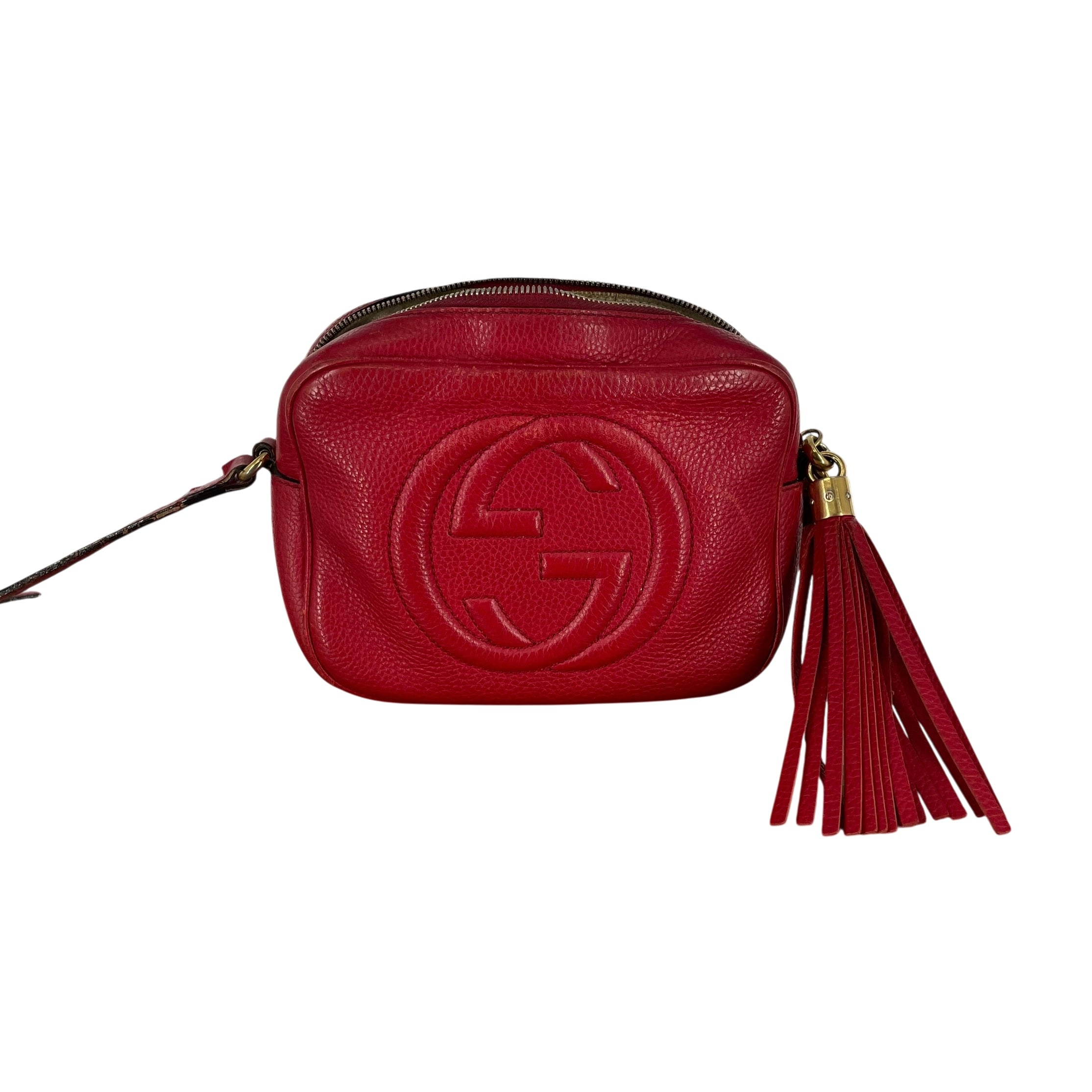 GUCCI/Bag/Leather/RED/RED GUCCI SOHO  DISCO SMALL view 5