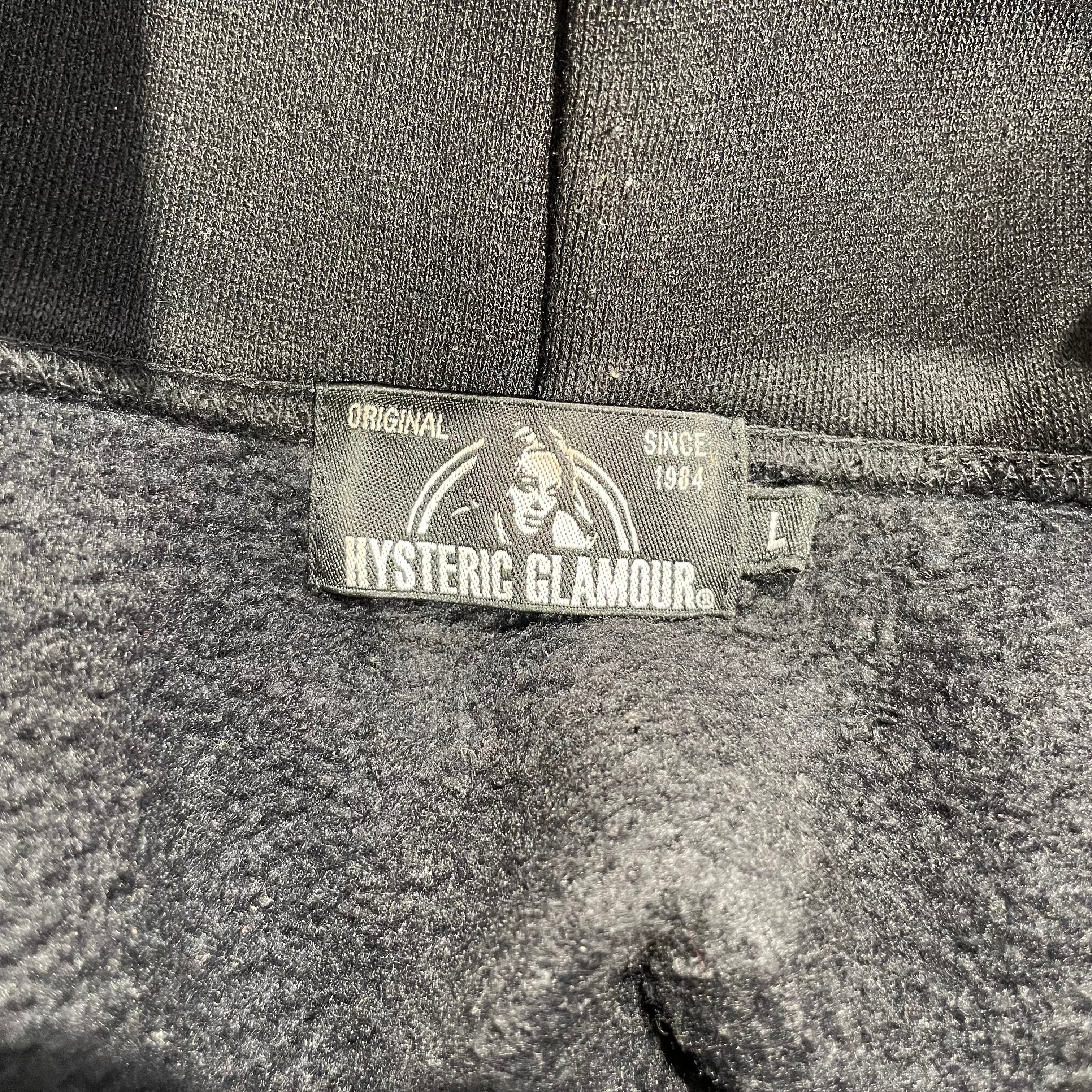 HYSTERIC GLAMOUR/Hoodie/L/Graphic/Cotton/BLK/H&G Logo view 3